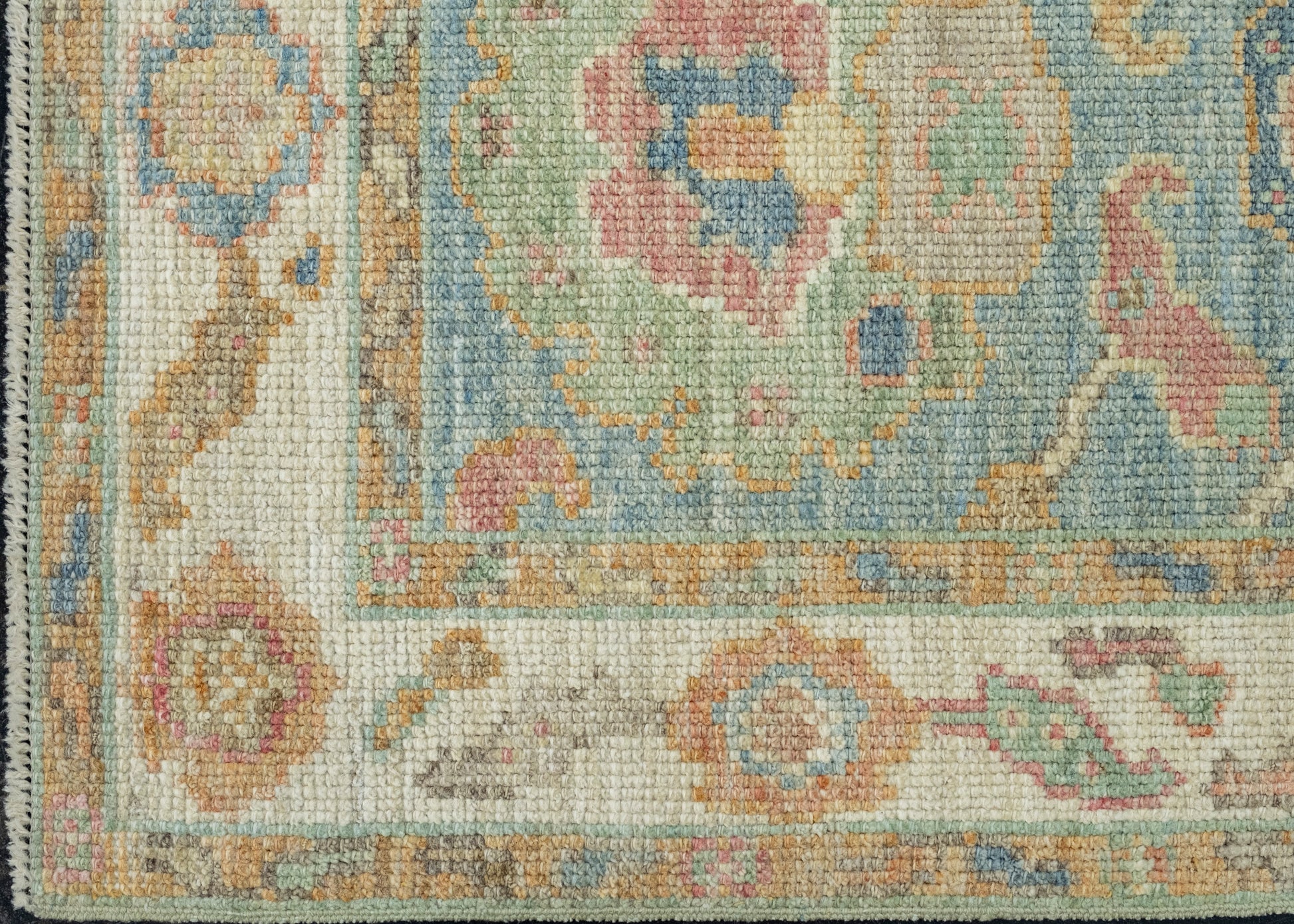Turkish Oushak Runner Rug 2'3" x 5'11" #17231
