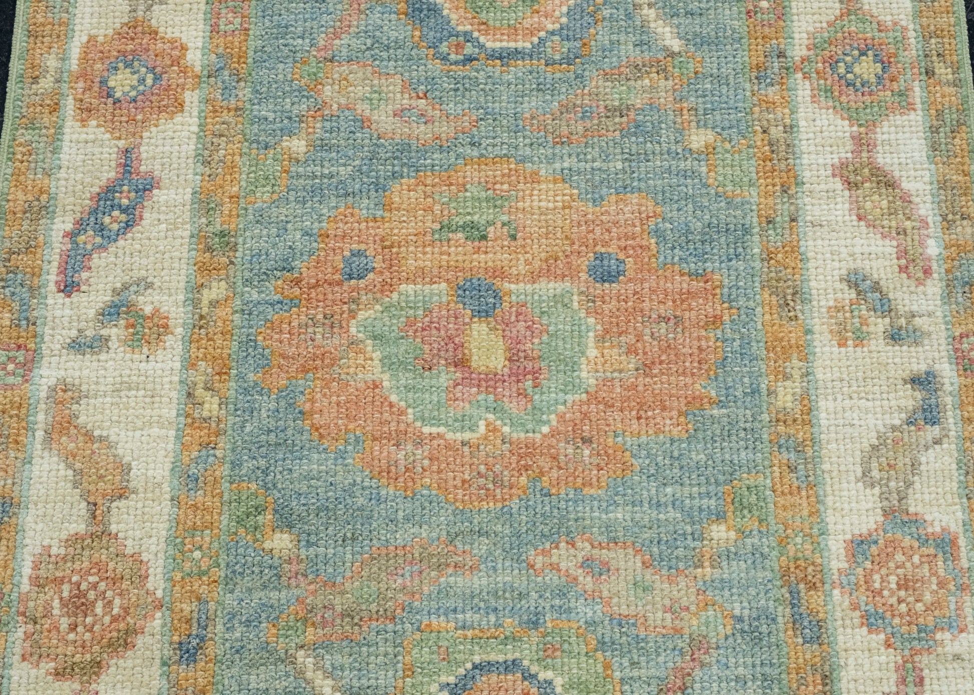 Turkish Oushak Runner Rug 2'3" x 5'11" #17506