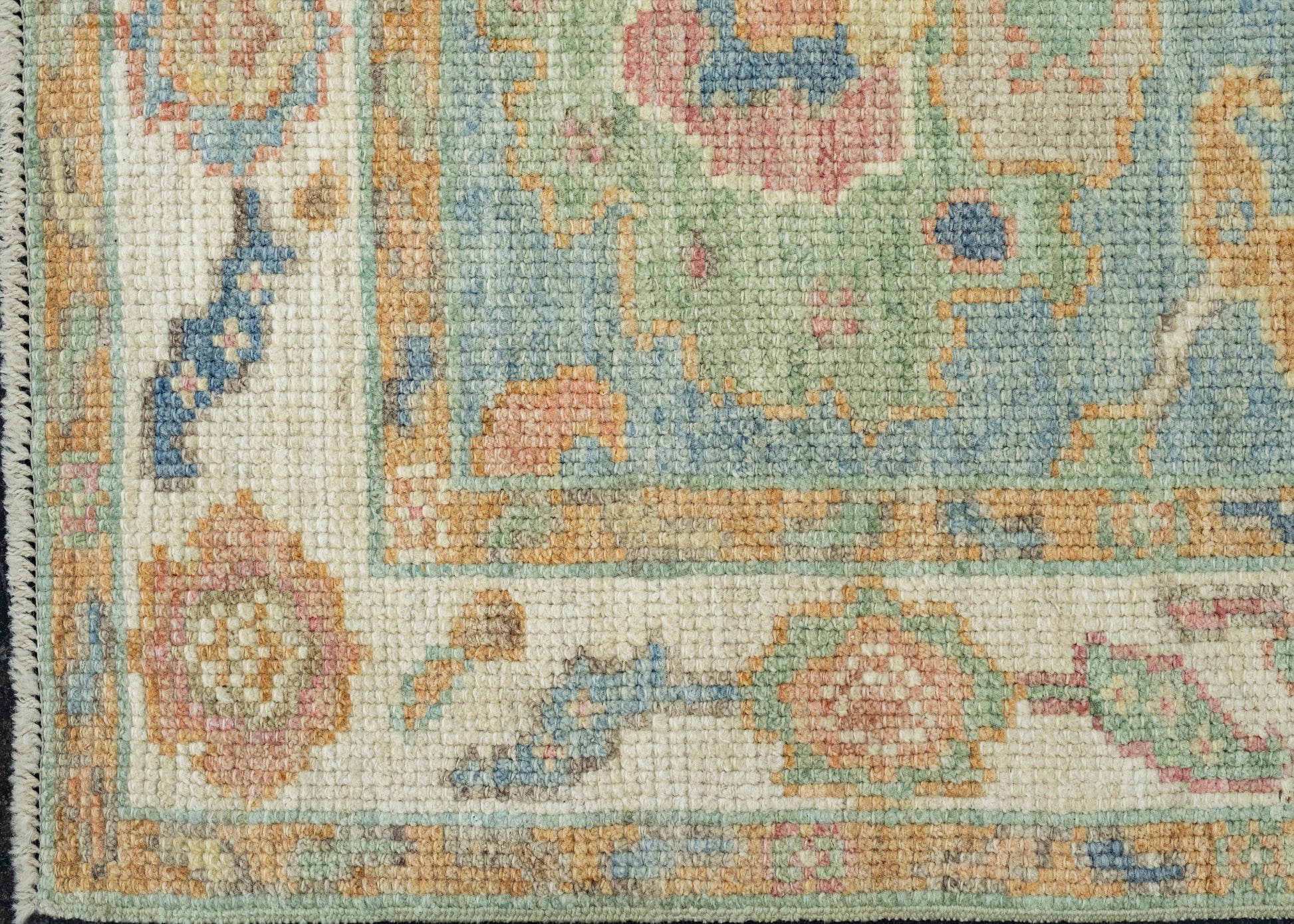 Turkish Oushak Runner Rug 2'3" x 5'11" #17506