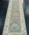 Turkish Oushak Runner Rug 2'4" x 7'10" #17549