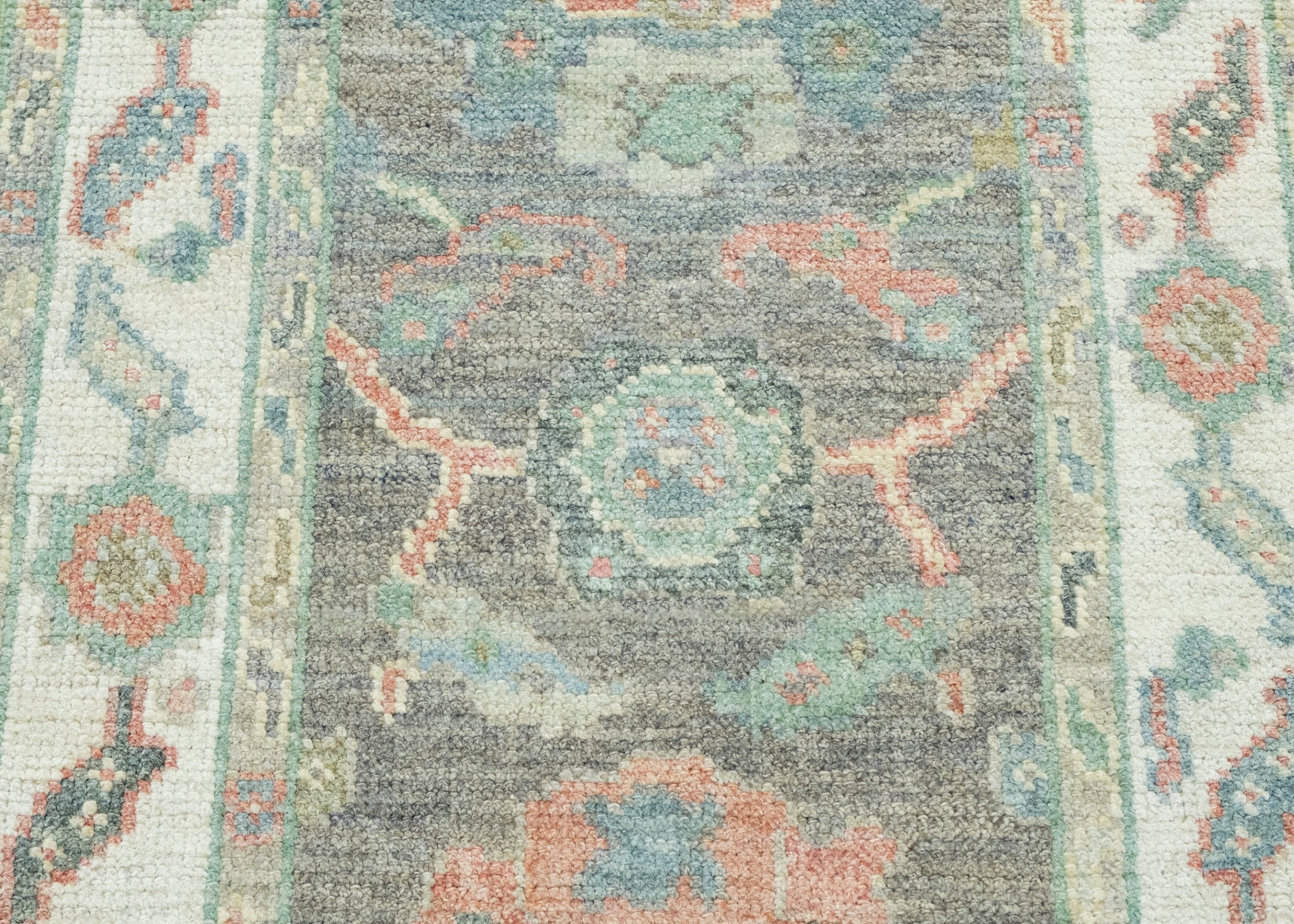 Turkish Oushak Runner Rug 2'4" x 7'10" #17549