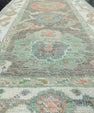 Turkish Oushak Runner Rug 2'4" x 7'10" #17549