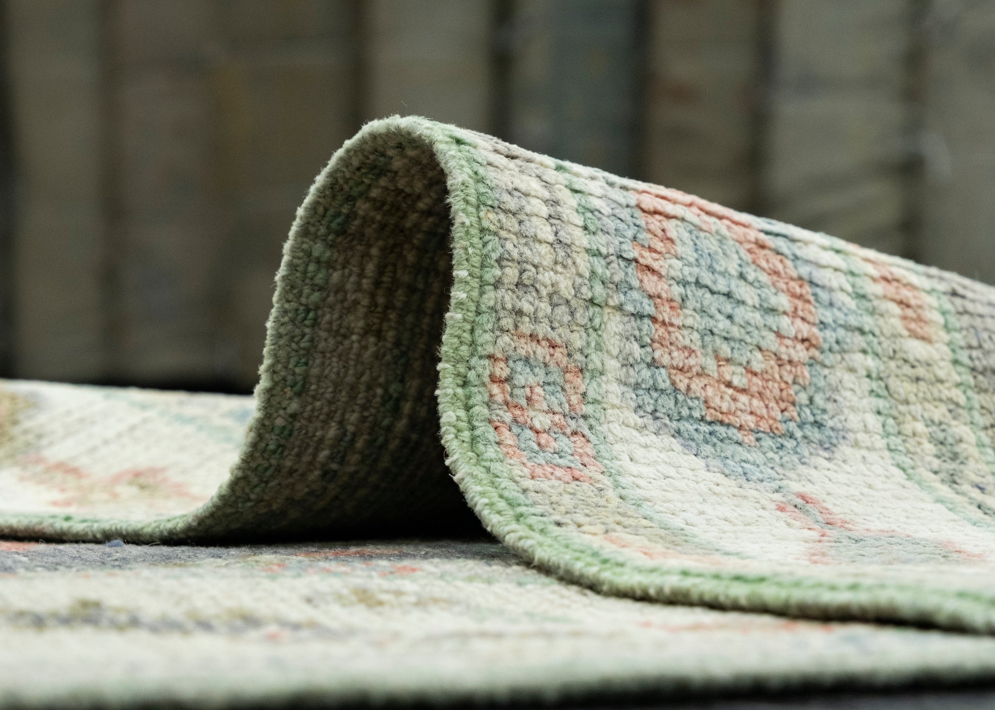 Turkish Oushak Runner Rug 2'4" x 7'10" #17549