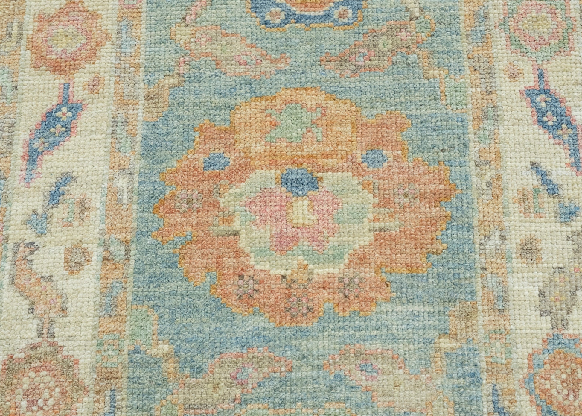 Turkish Oushak Runner Rug 2'3" x 5'8" #17258