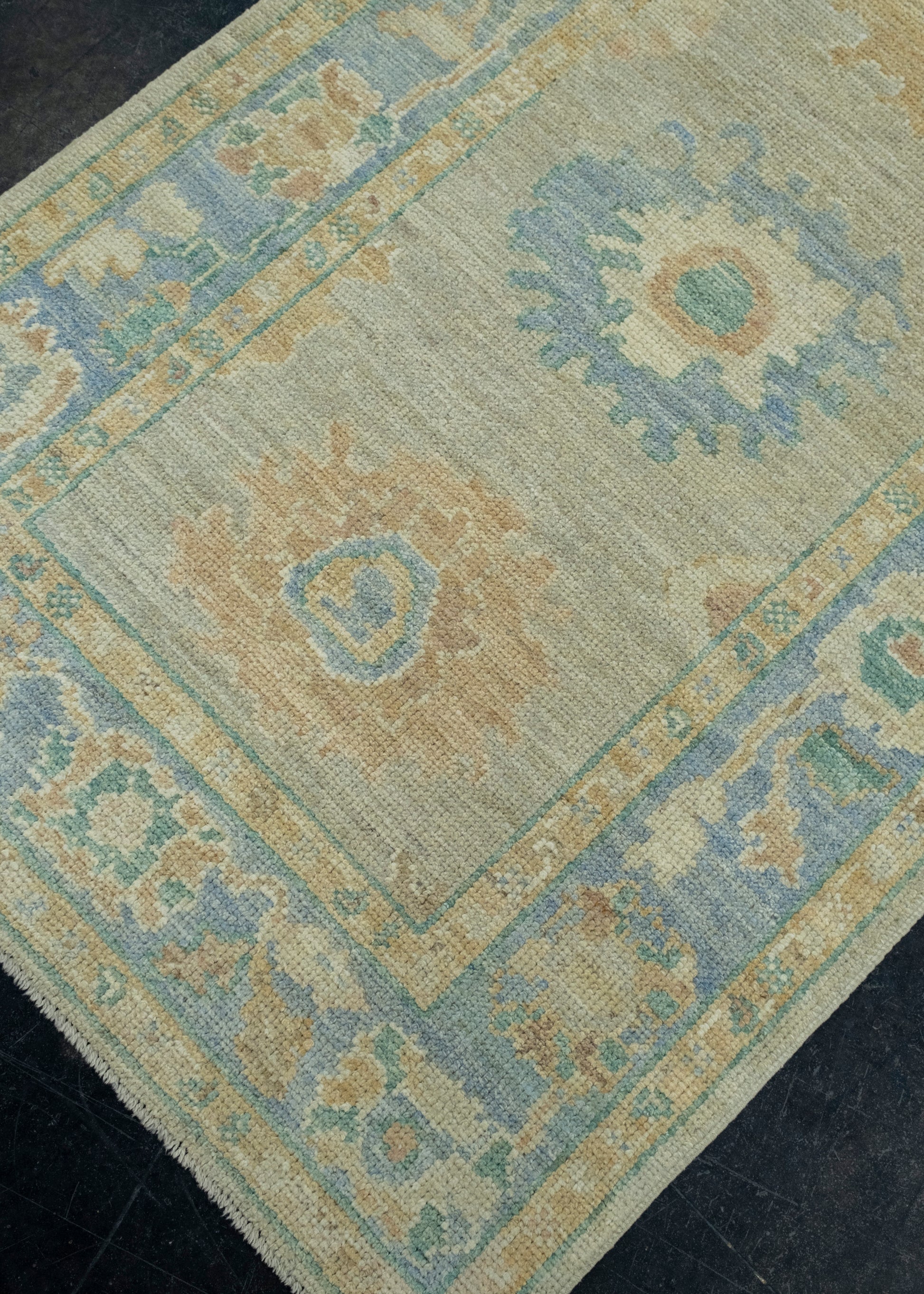 Turkish Oushak Runner Rug 3' x 6'2" #17363