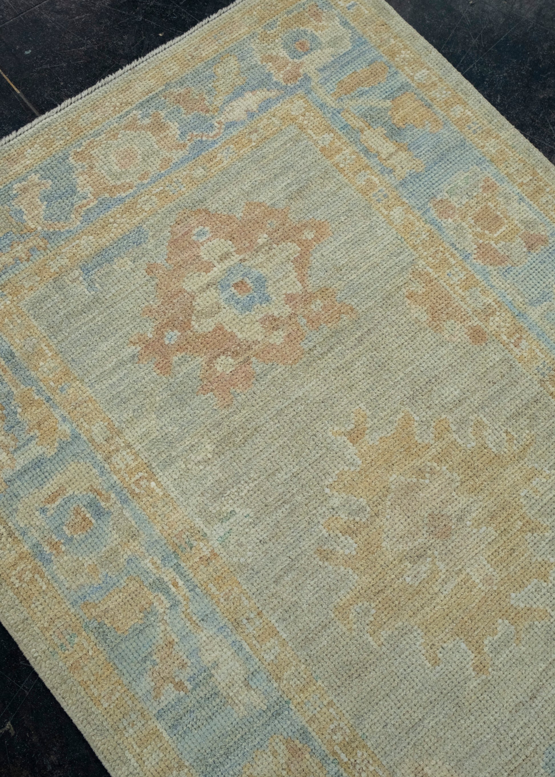 Turkish Oushak Runner Rug 3' x 6'2" #17363
