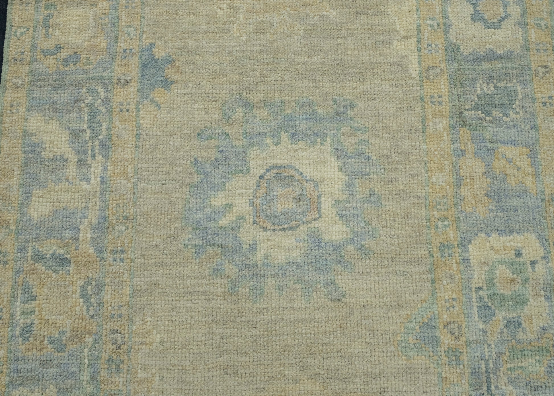 Turkish Oushak Runner Rug 3' x 6'9" #17303