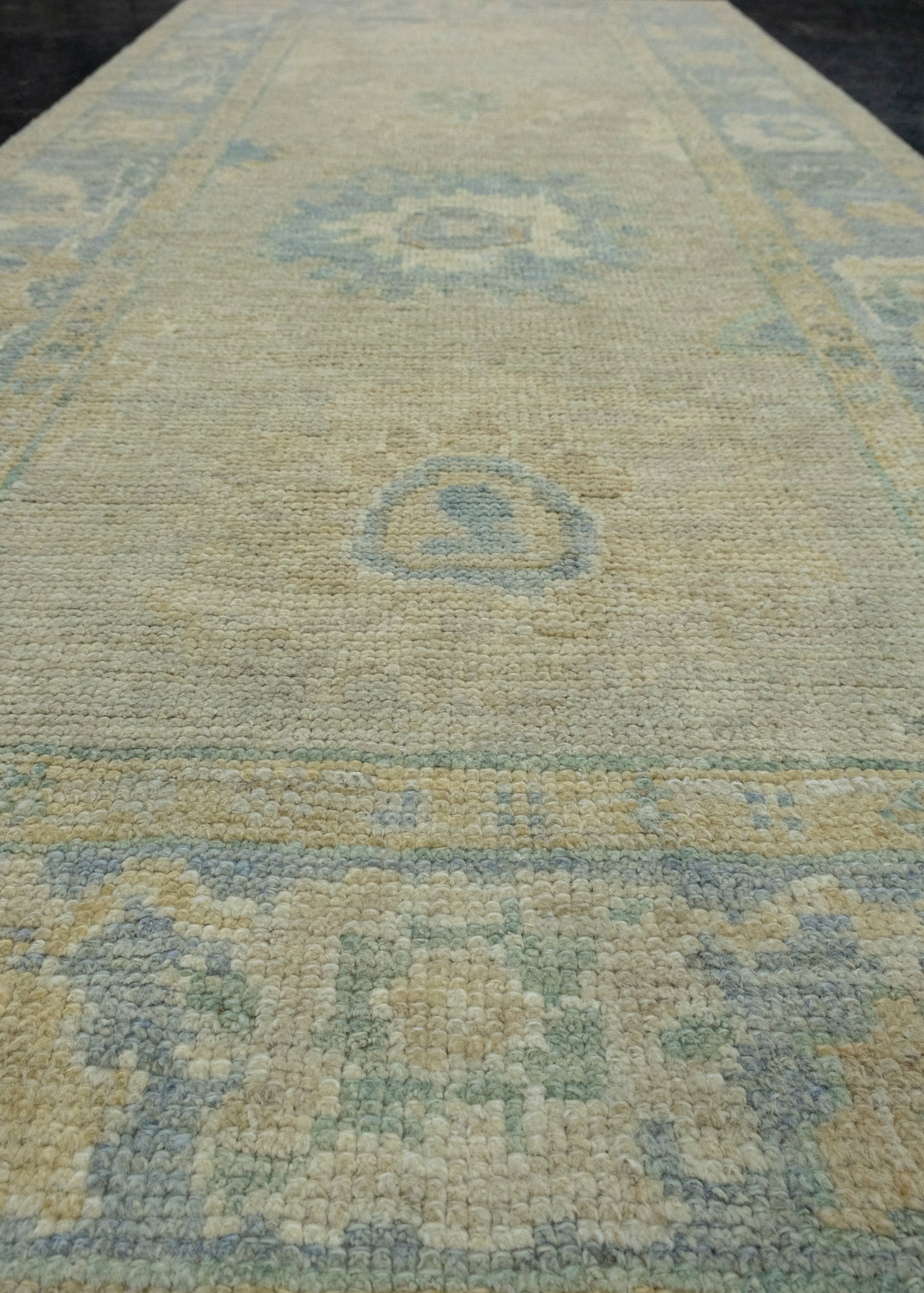 Turkish Oushak Runner Rug 3' x 6'9" #17303