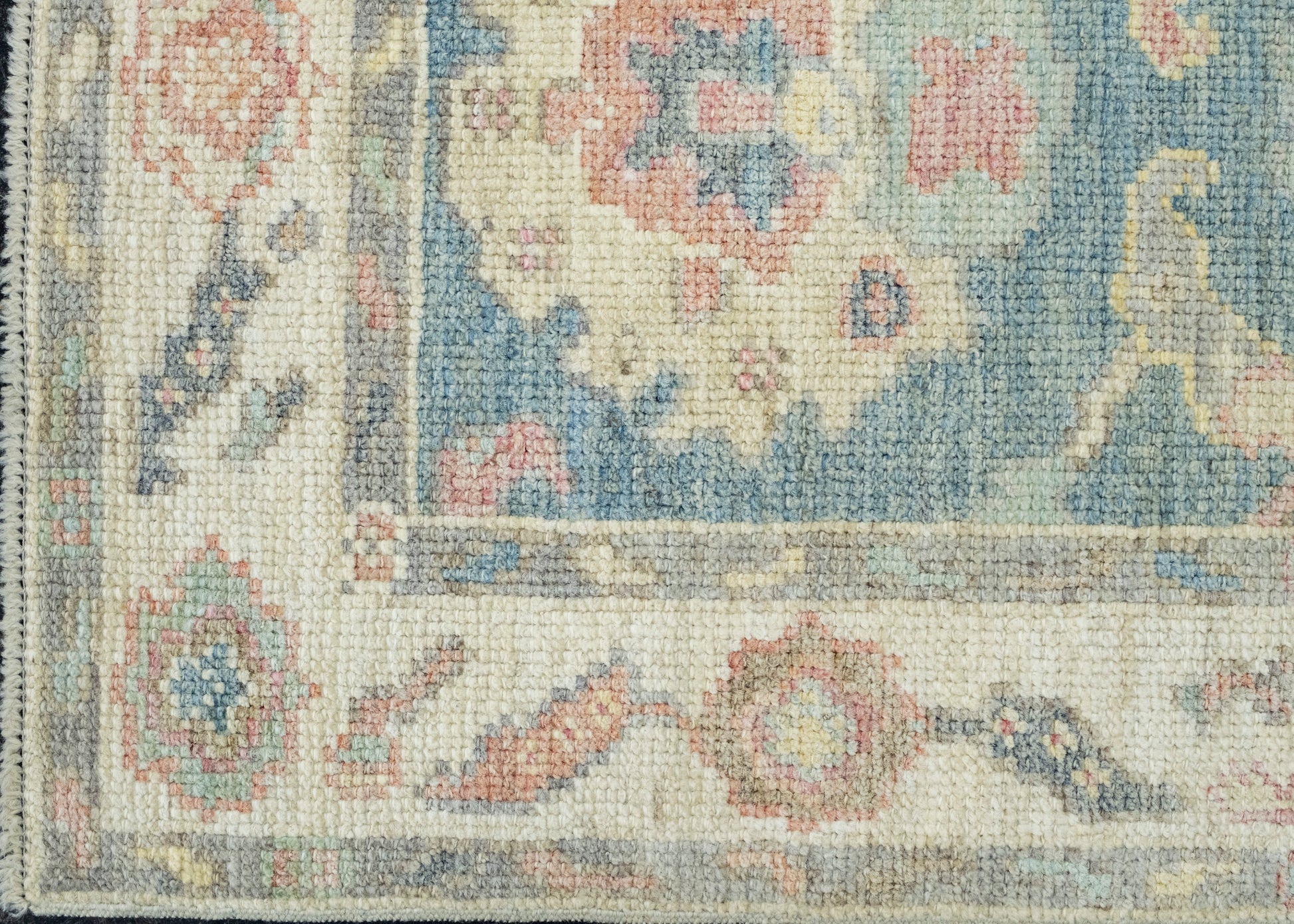Turkish Oushak Runner Rug 2'3" x 5'10" #17262