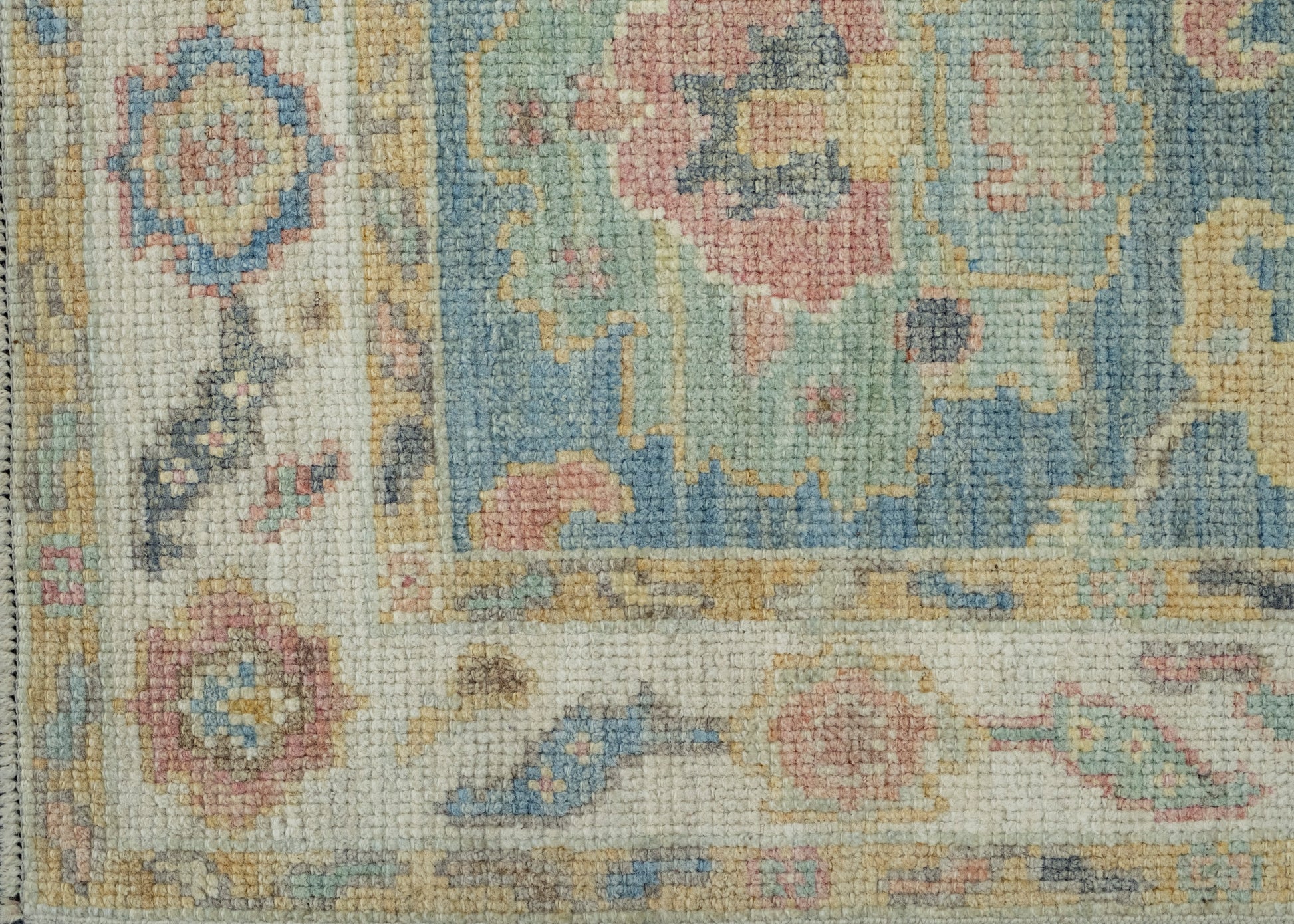 Turkish Oushak Runner Rug 2'1" x 5'11" #17277