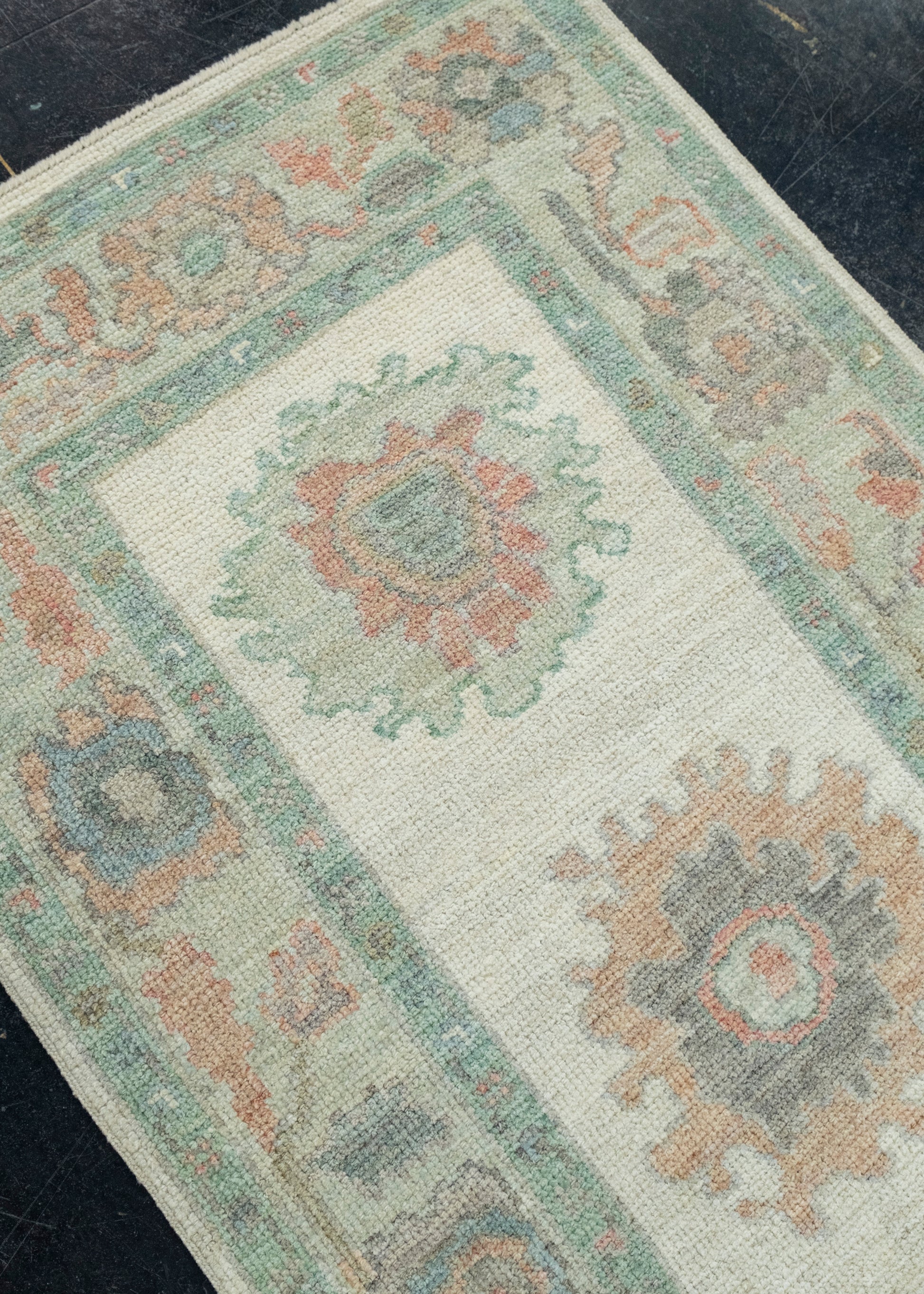 Turkish Oushak Runner Rug 2'9" x 6'8" #17545