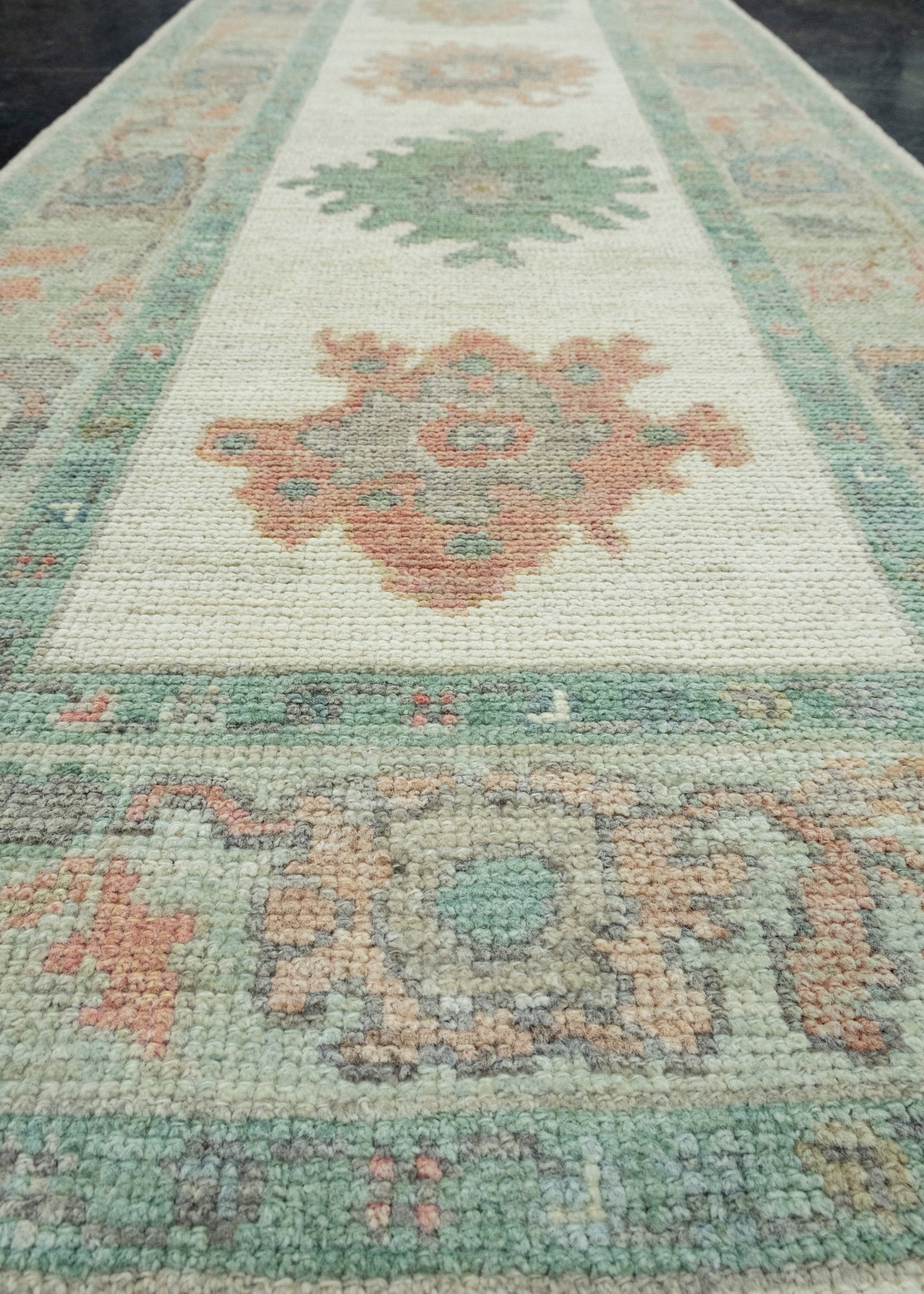 Turkish Oushak Runner Rug 2'9" x 6'8" #17545