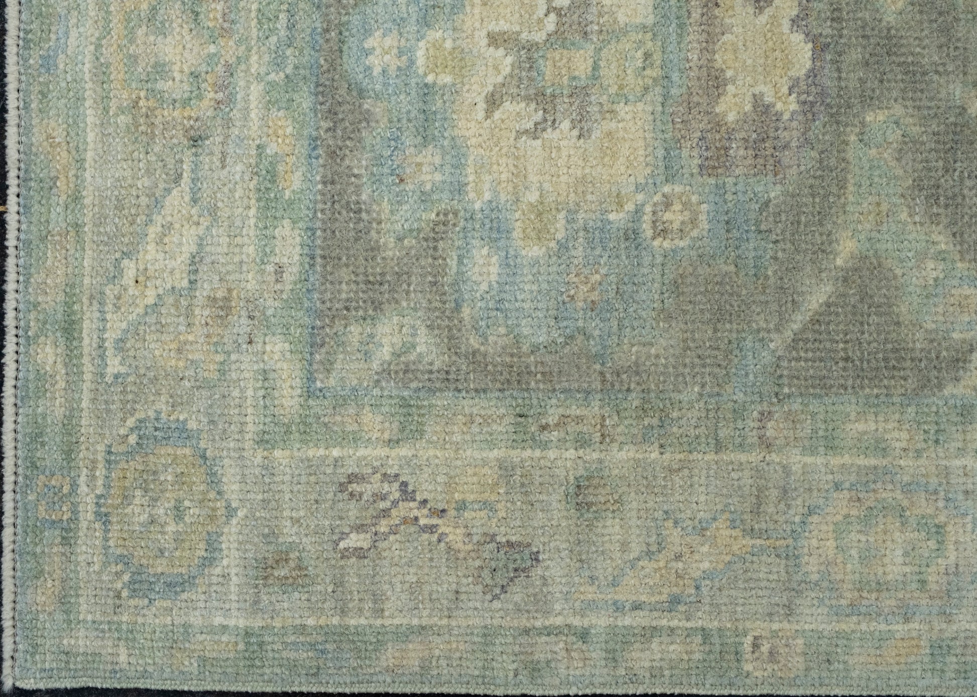 Turkish Oushak Runner Rug 2'6" x 6'7" #17546