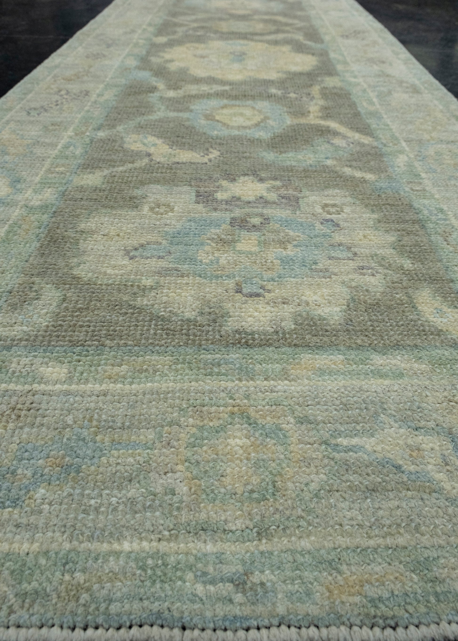 Turkish Oushak Runner Rug 2'6" x 6'7" #17546