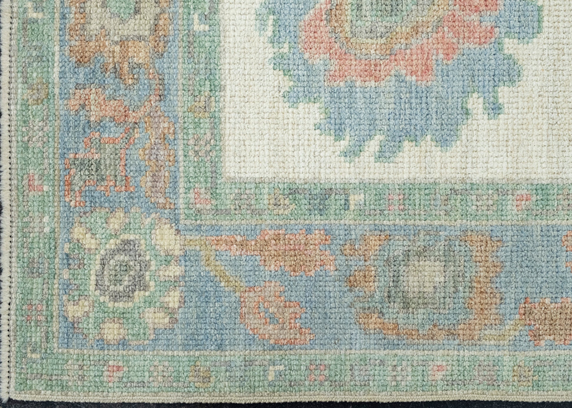Turkish Oushak Runner Rug 2'8" x 6'6" #17486
