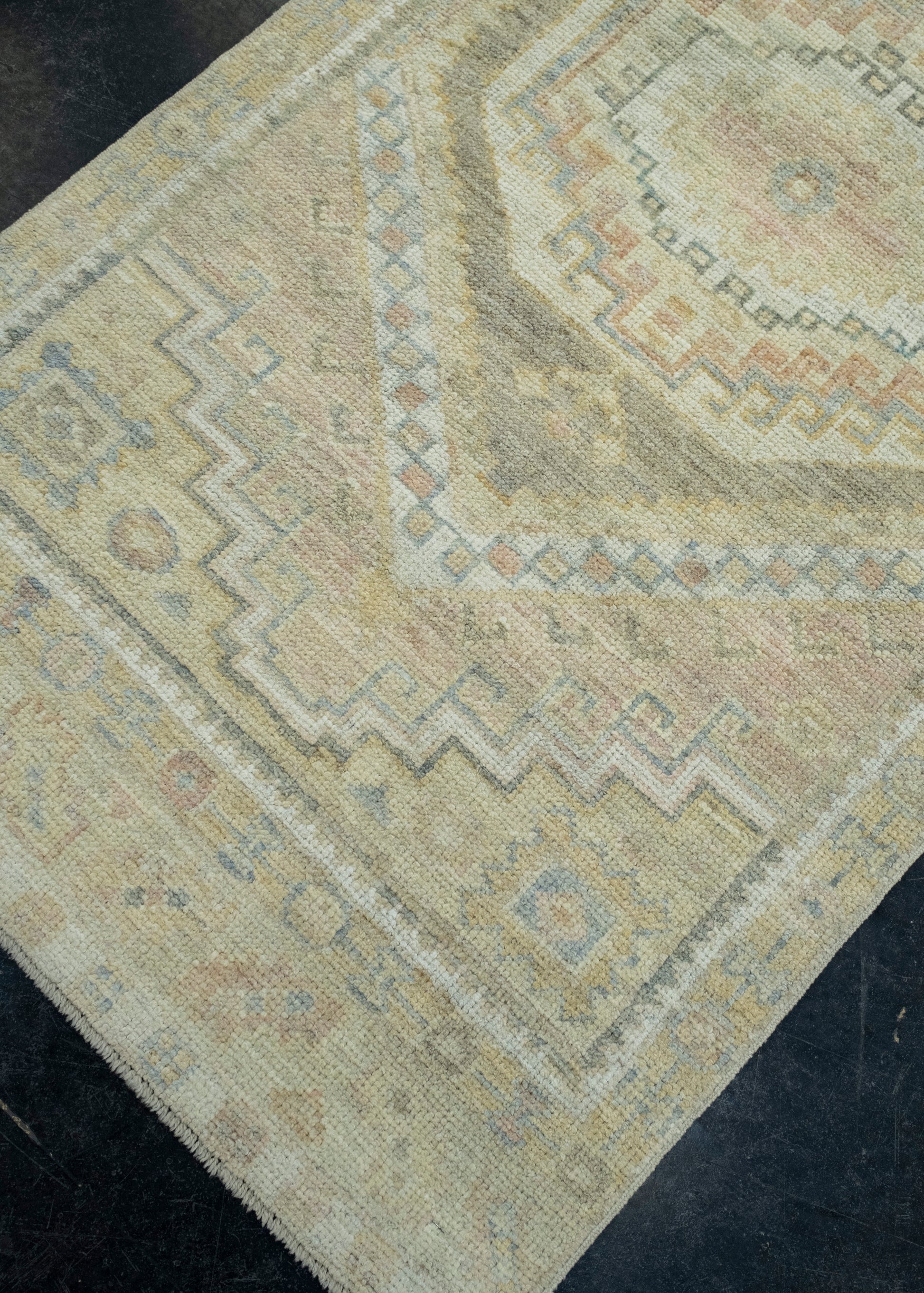 Turkish Oushak Runner Rug 2'11" x 9'11" #17488