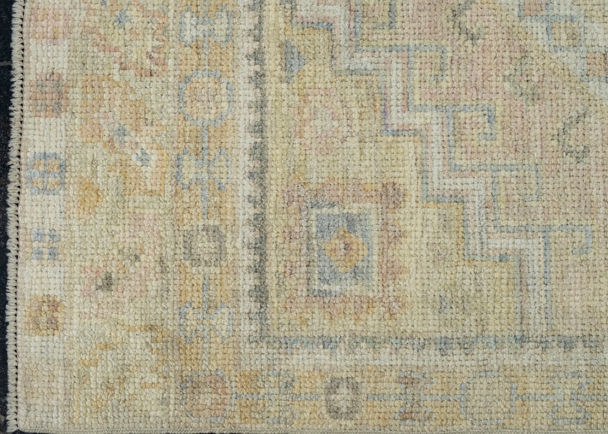 Turkish Oushak Runner Rug 2'11" x 9'11" #17488