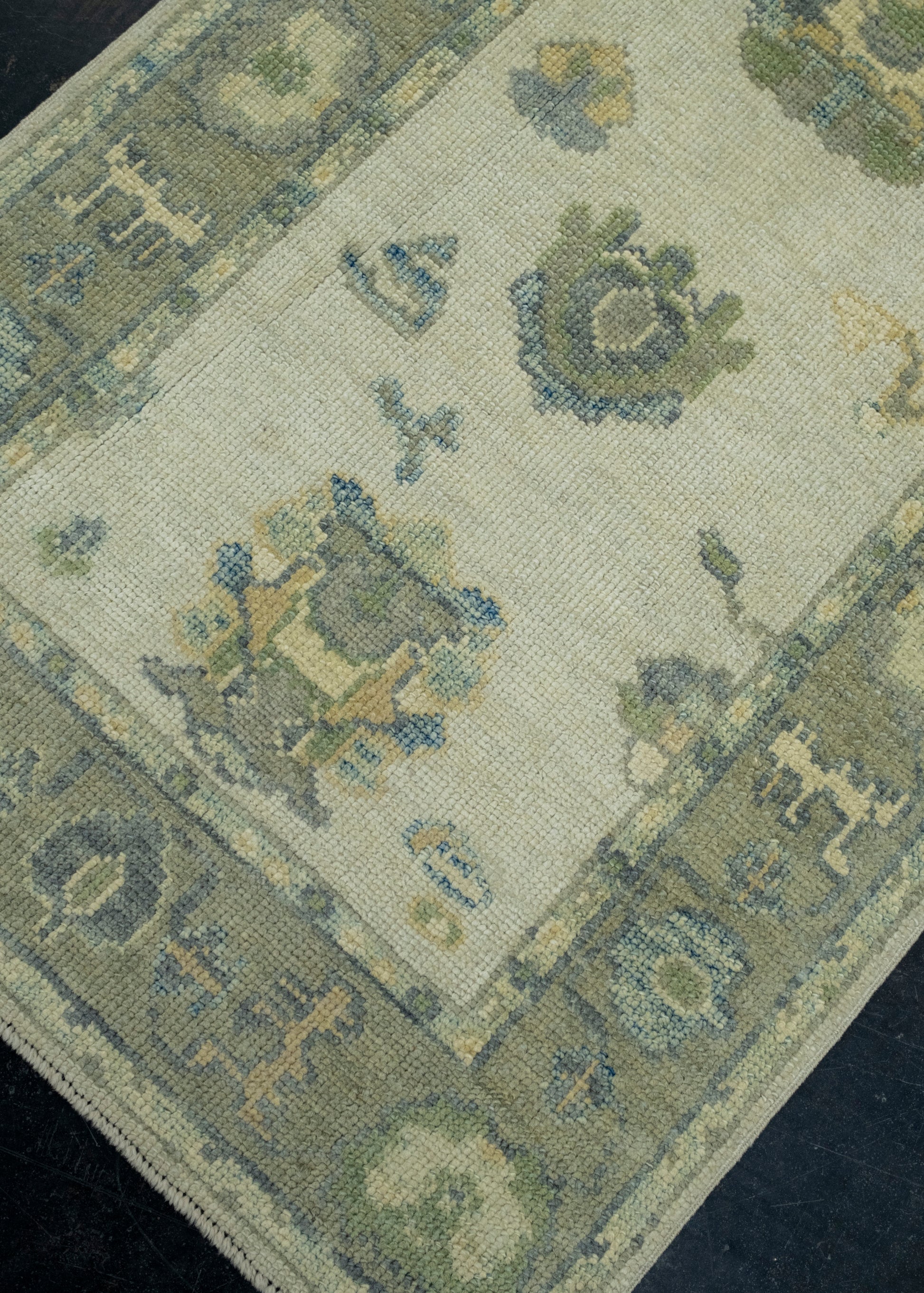 Turkish Oushak Runner Rug 2'9" x 8'4" #17550