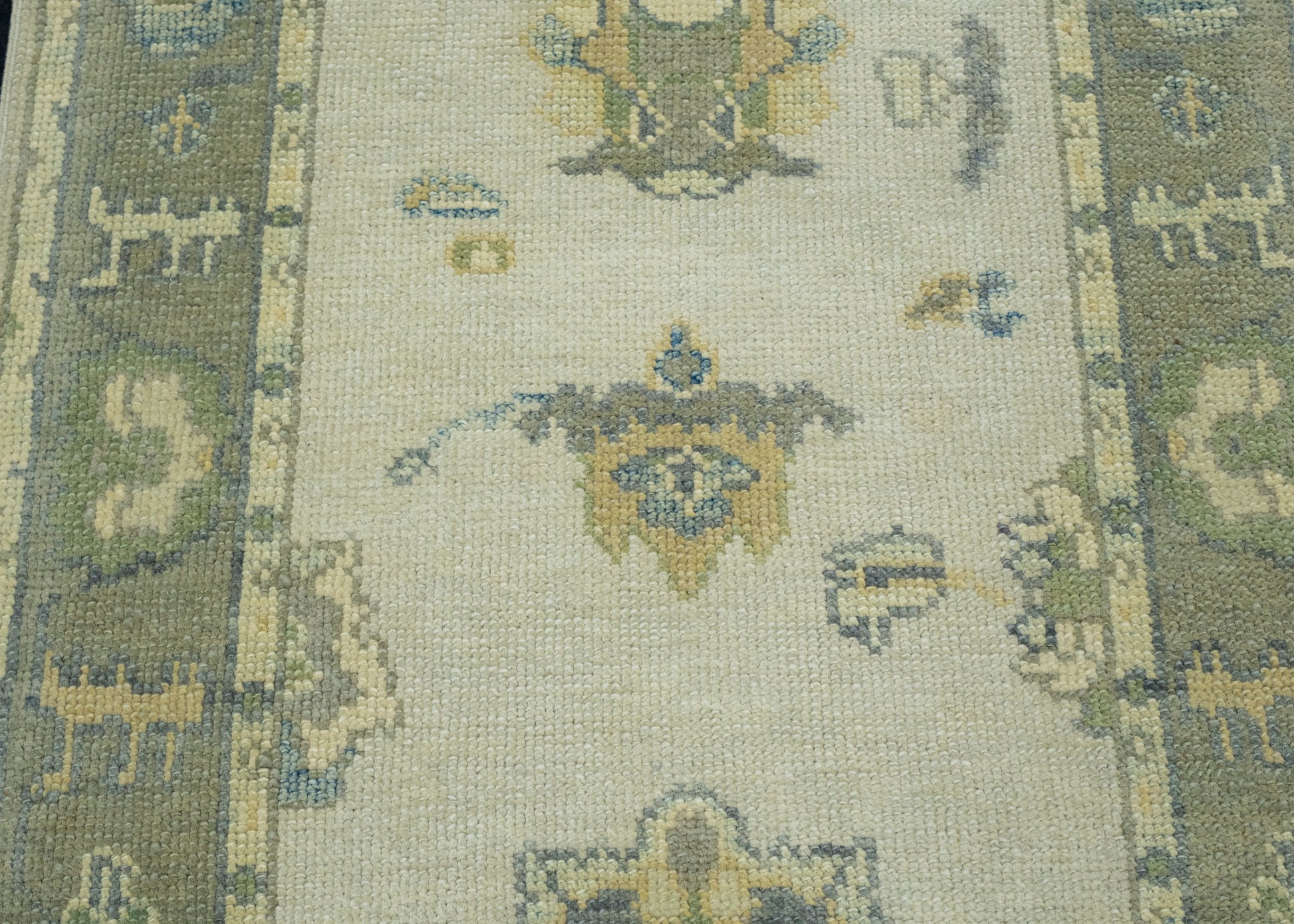 Turkish Oushak Runner Rug 2'9" x 8'4" #17550