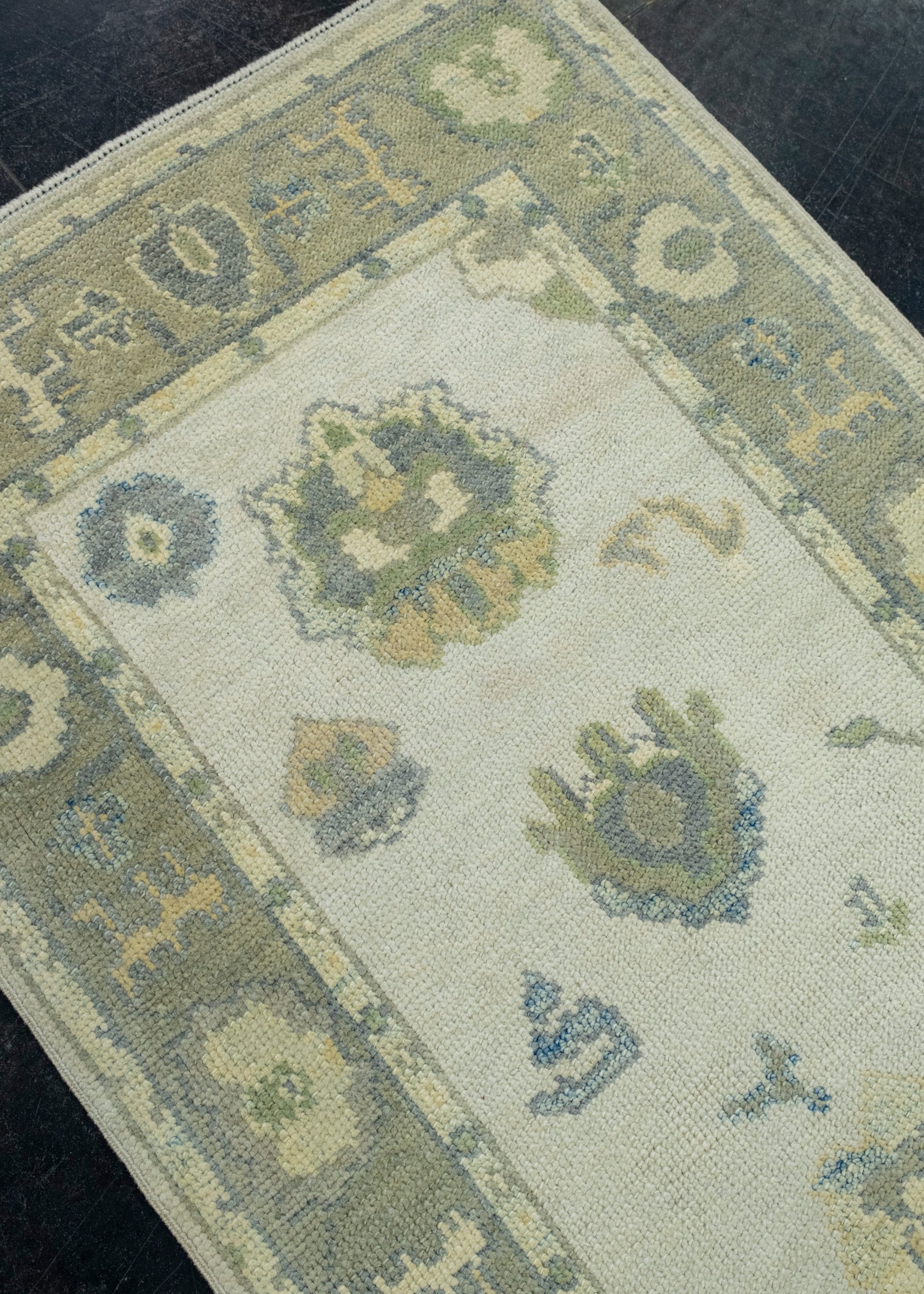 Turkish Oushak Runner Rug 2'9" x 8'4" #17550