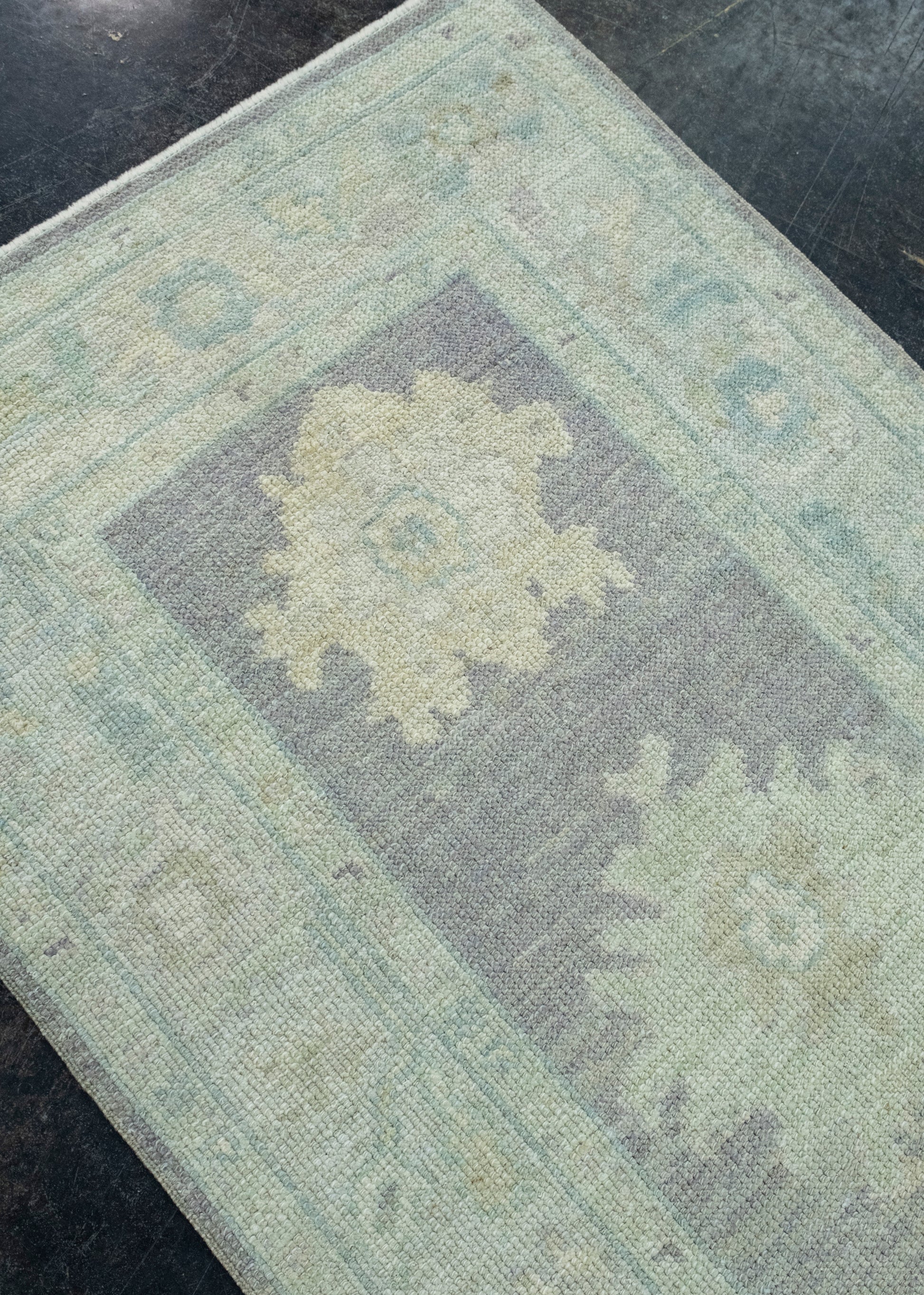 Turkish Oushak Runner Rug 2'10" x 8'7" #17452