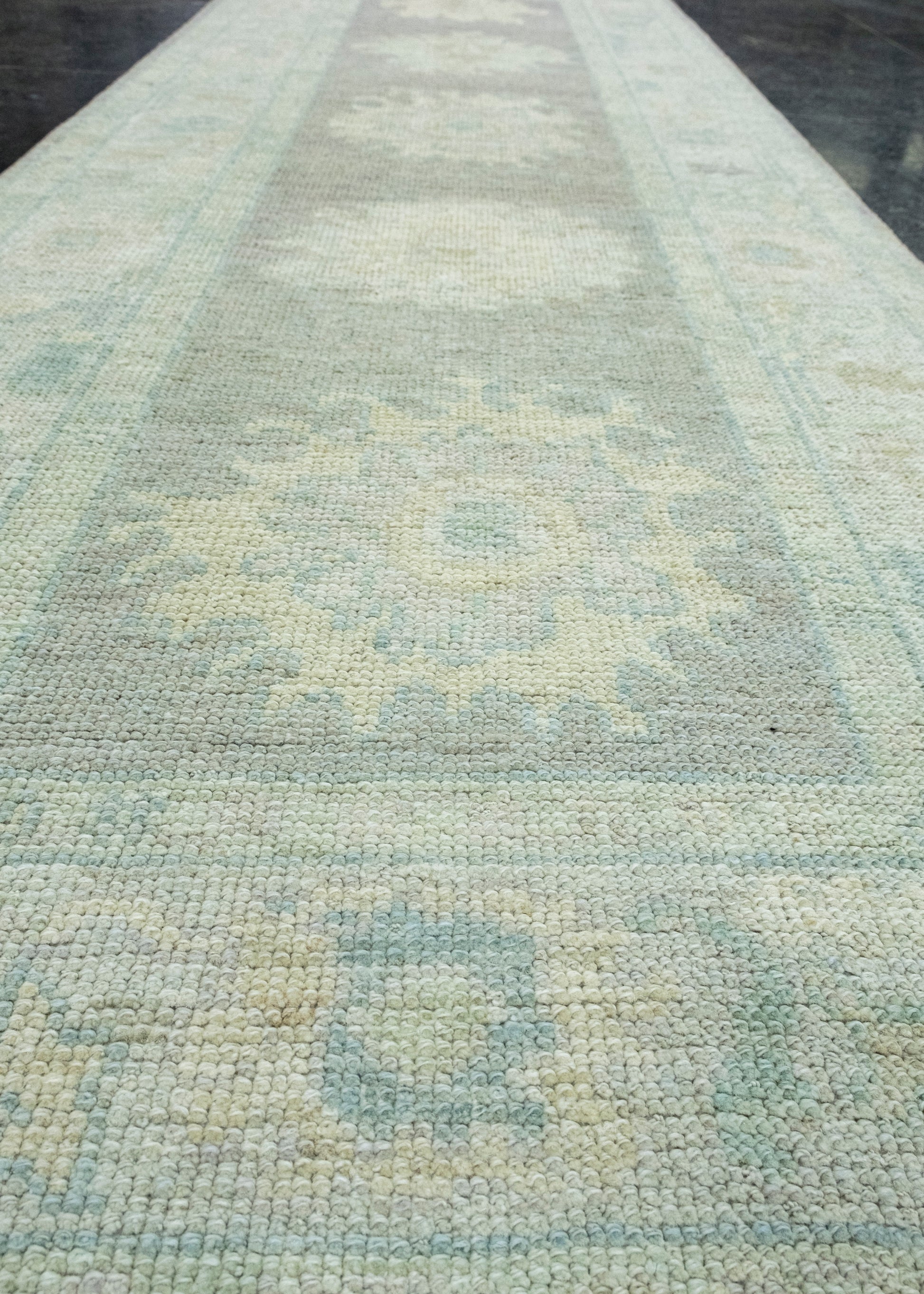 Turkish Oushak Runner Rug 2'10" x 8'7" #17452