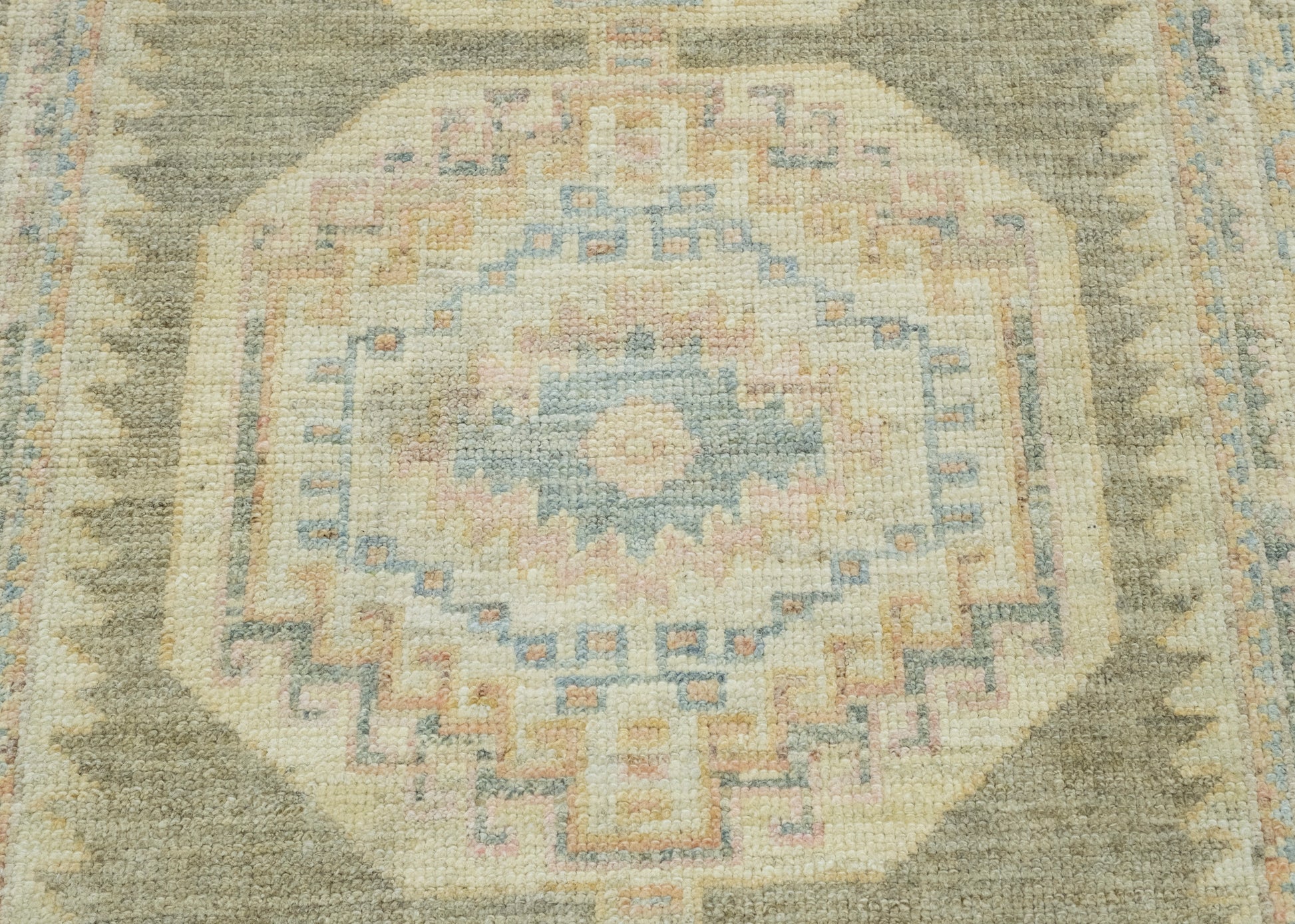Turkish Oushak Runner Rug 2'11" x 10' #17237