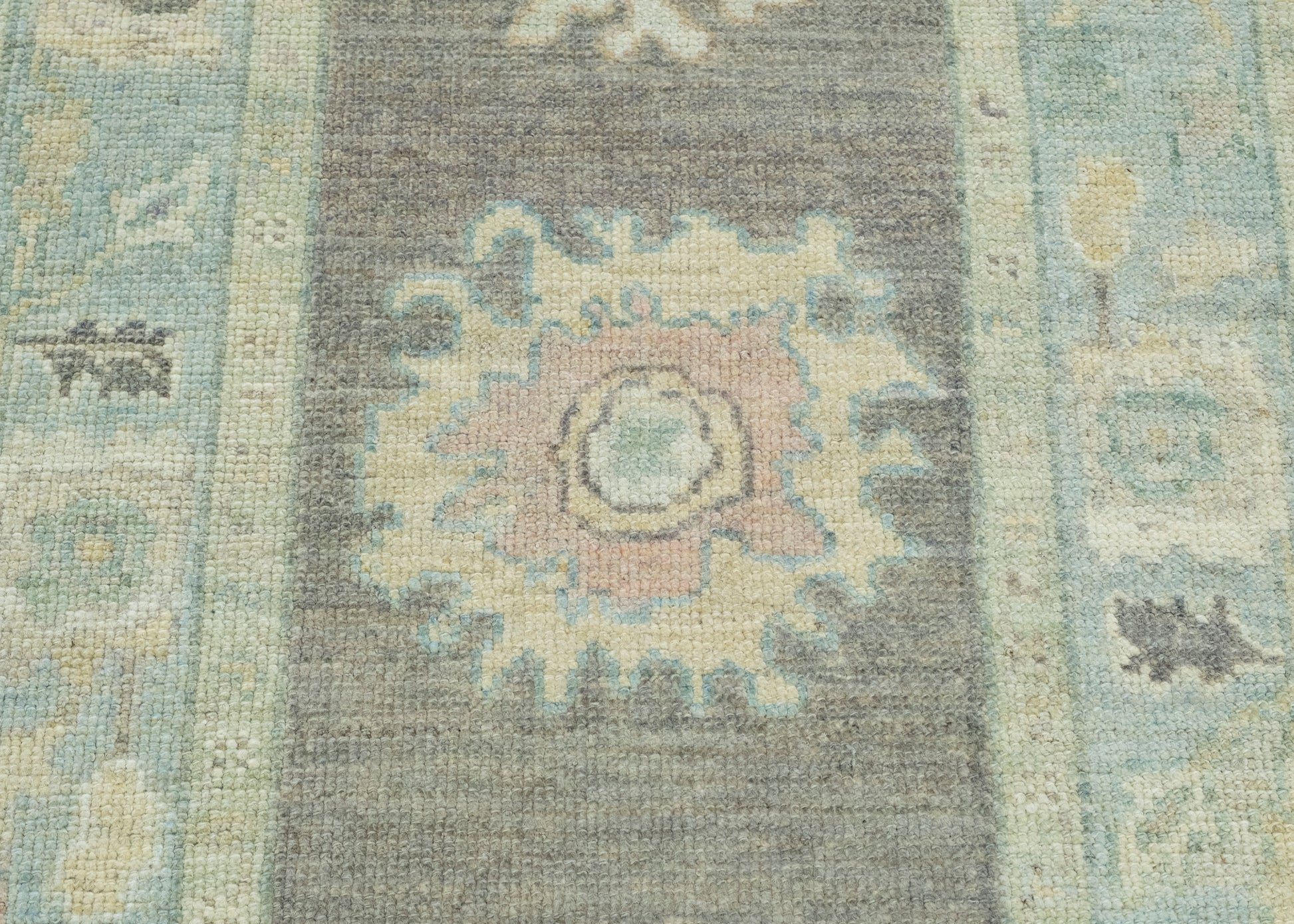 Turkish Oushak Runner Rug 2'9" x 8'7" #17369