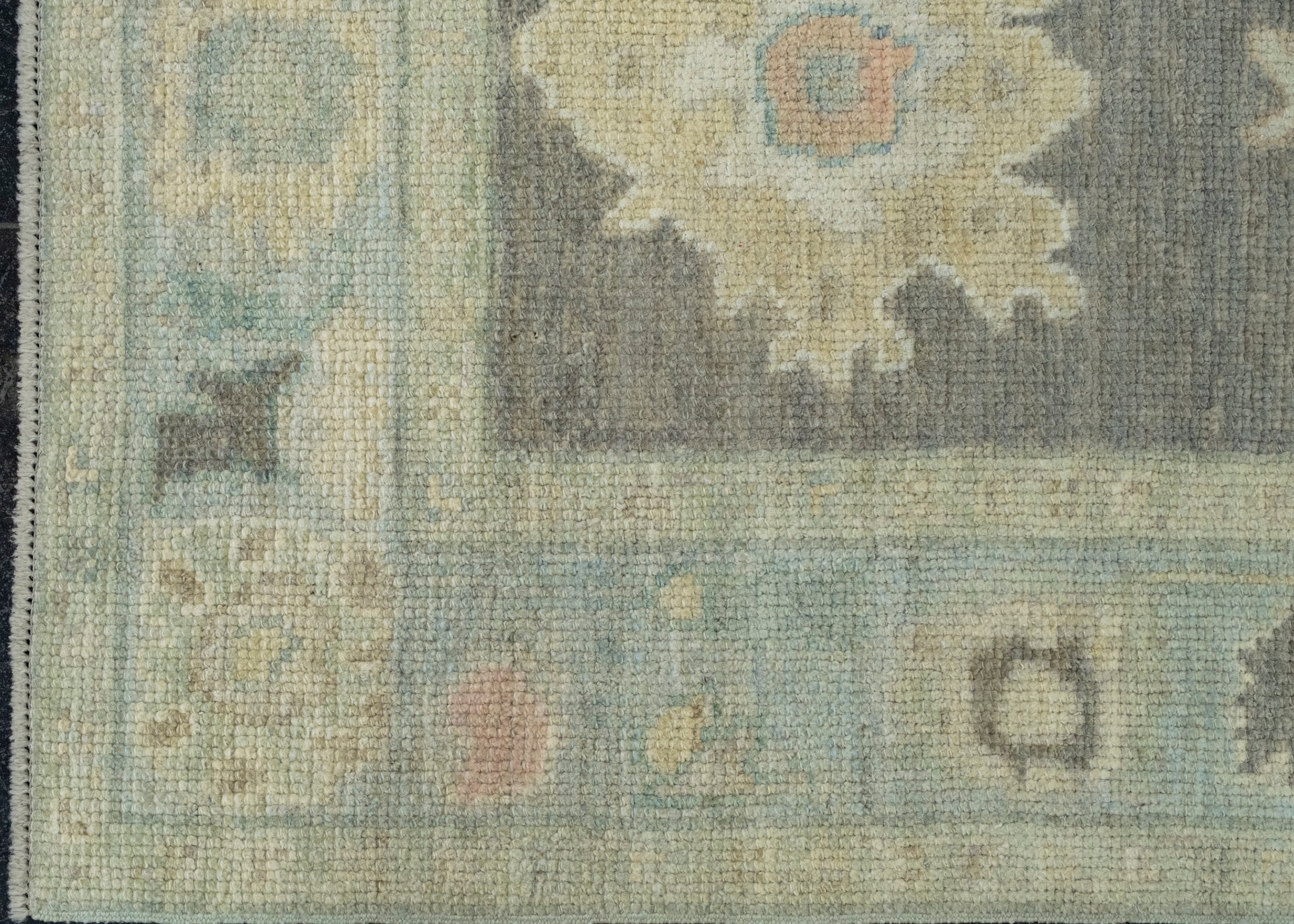 Turkish Oushak Runner Rug 2'9" x 8'7" #17369