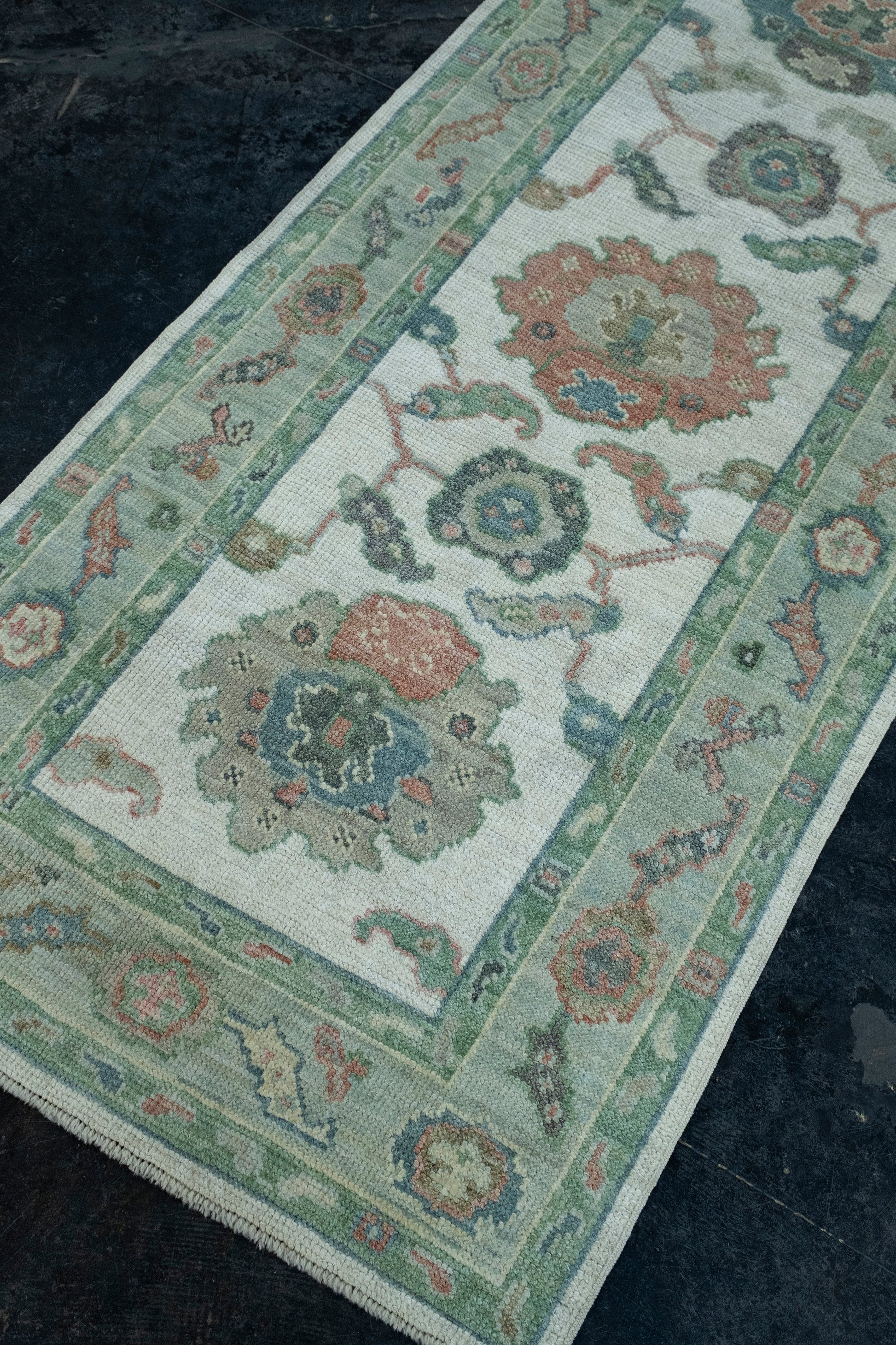 Turkish Oushak Runner Rug 2'10" x 29'1" #17557