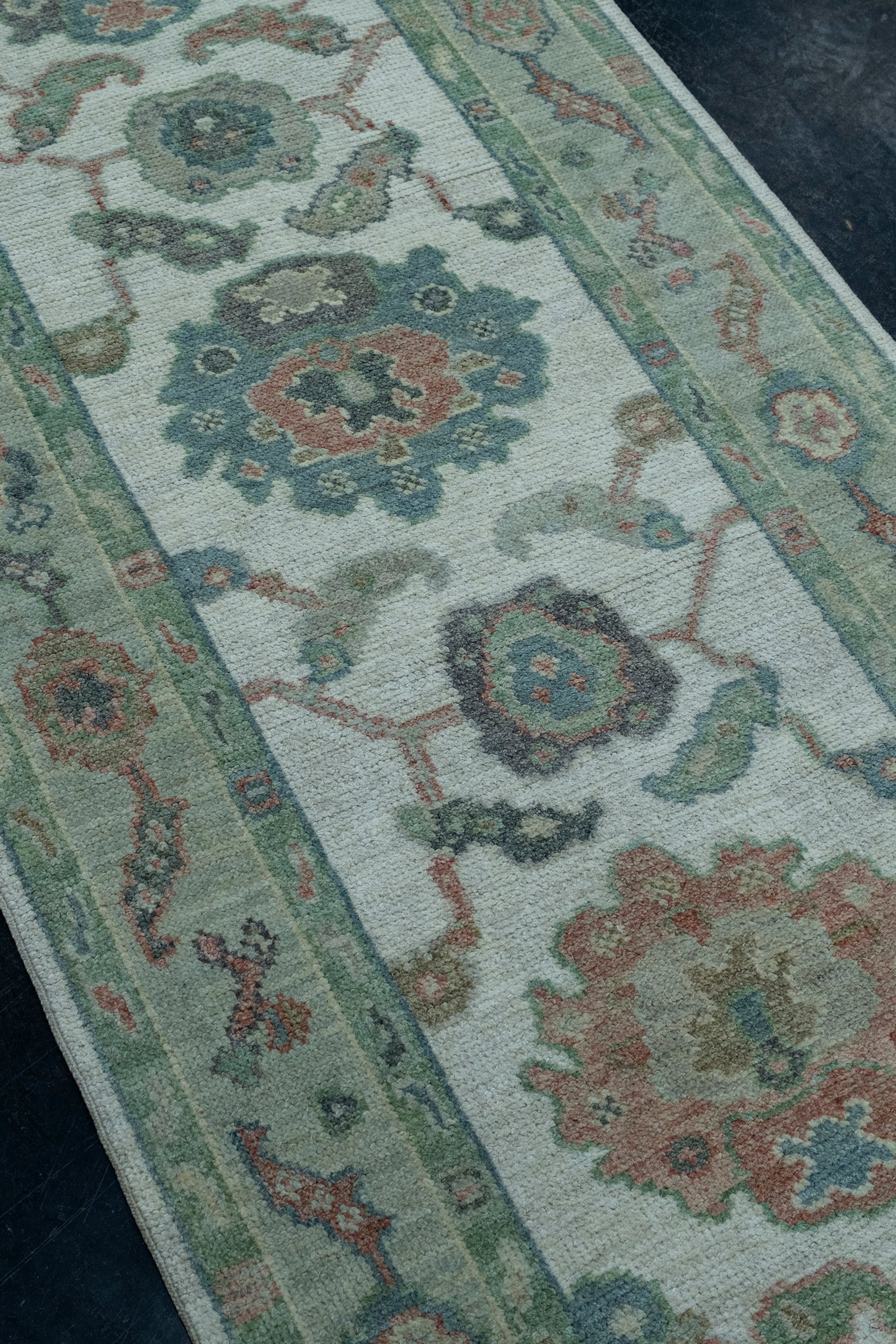 Turkish Oushak Runner Rug 2'10" x 29'1" #17557