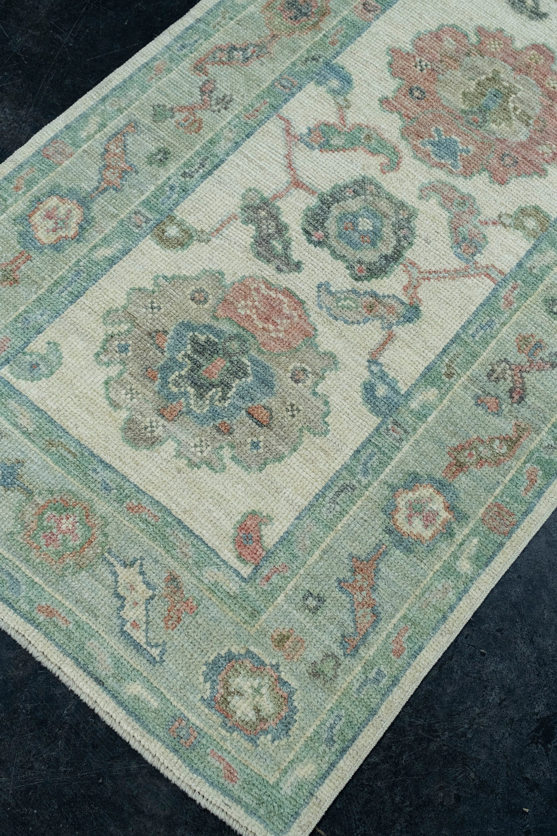 Turkish Oushak Runner Rug 2'10" x 22'7" #17406