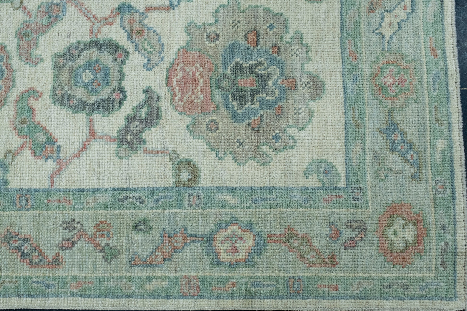Turkish Oushak Runner Rug 2'10" x 22'7" #17406