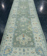 Turkish Oushak Runner Rug 3'9" x 15'3" #17162