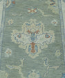 Turkish Oushak Runner Rug 3'9" x 15'3" #17162