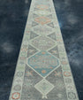 Turkish Oushak Runner Rug 2'10" x 23'7" #17527