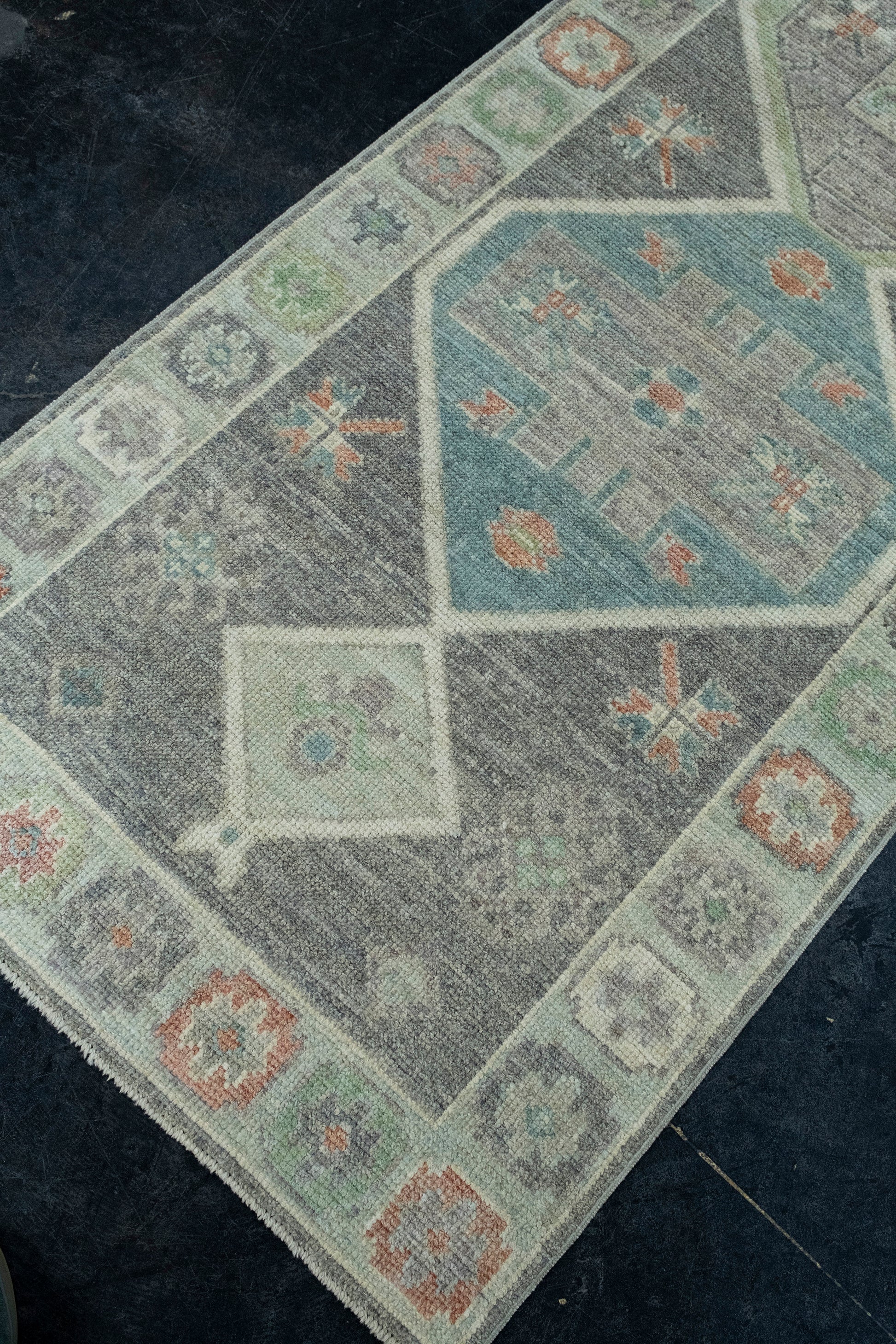 Turkish Oushak Runner Rug 2'10" x 23'7" #17527