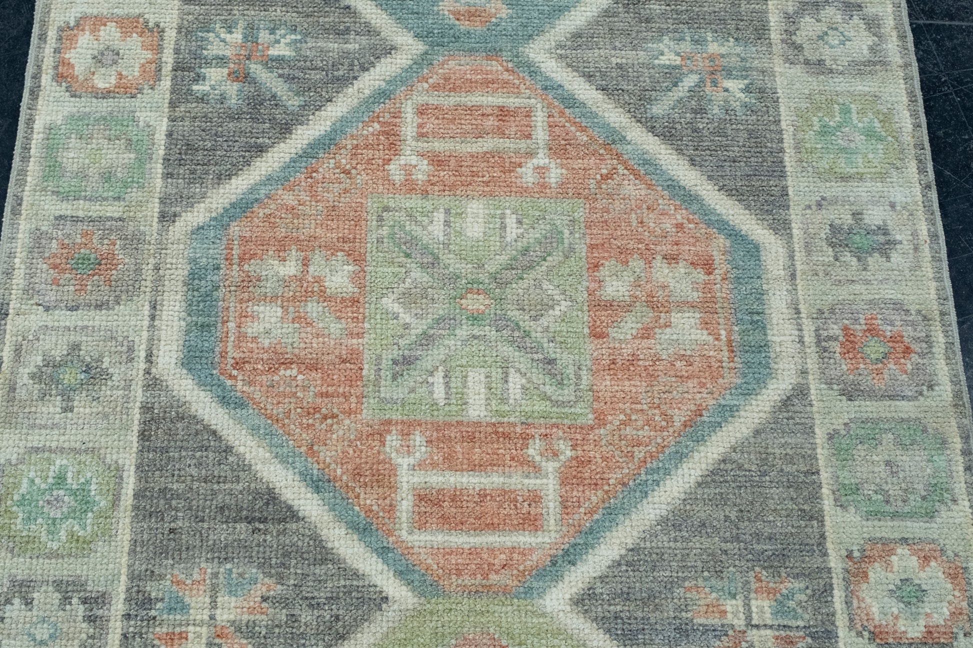 Turkish Oushak Runner Rug 2'10" x 23'7" #17527