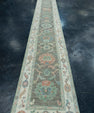 Turkish Oushak Runner Rug 2'8" x 24'3" #17403