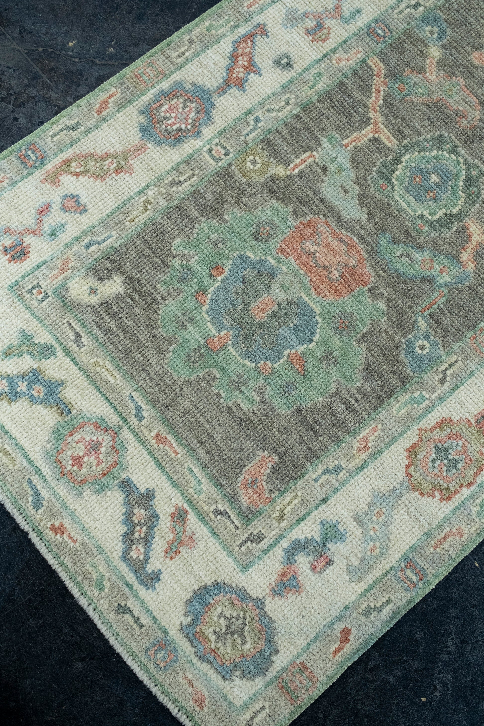 Turkish Oushak Runner Rug 2'8" x 24'3" #17403