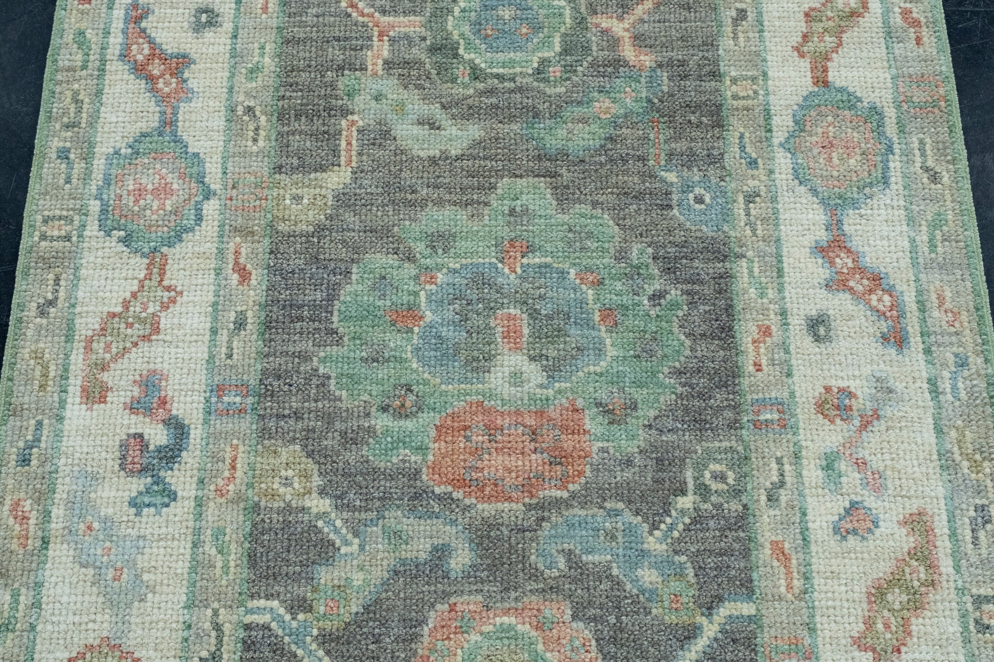 Turkish Oushak Runner Rug 2'8" x 24'3" #17403