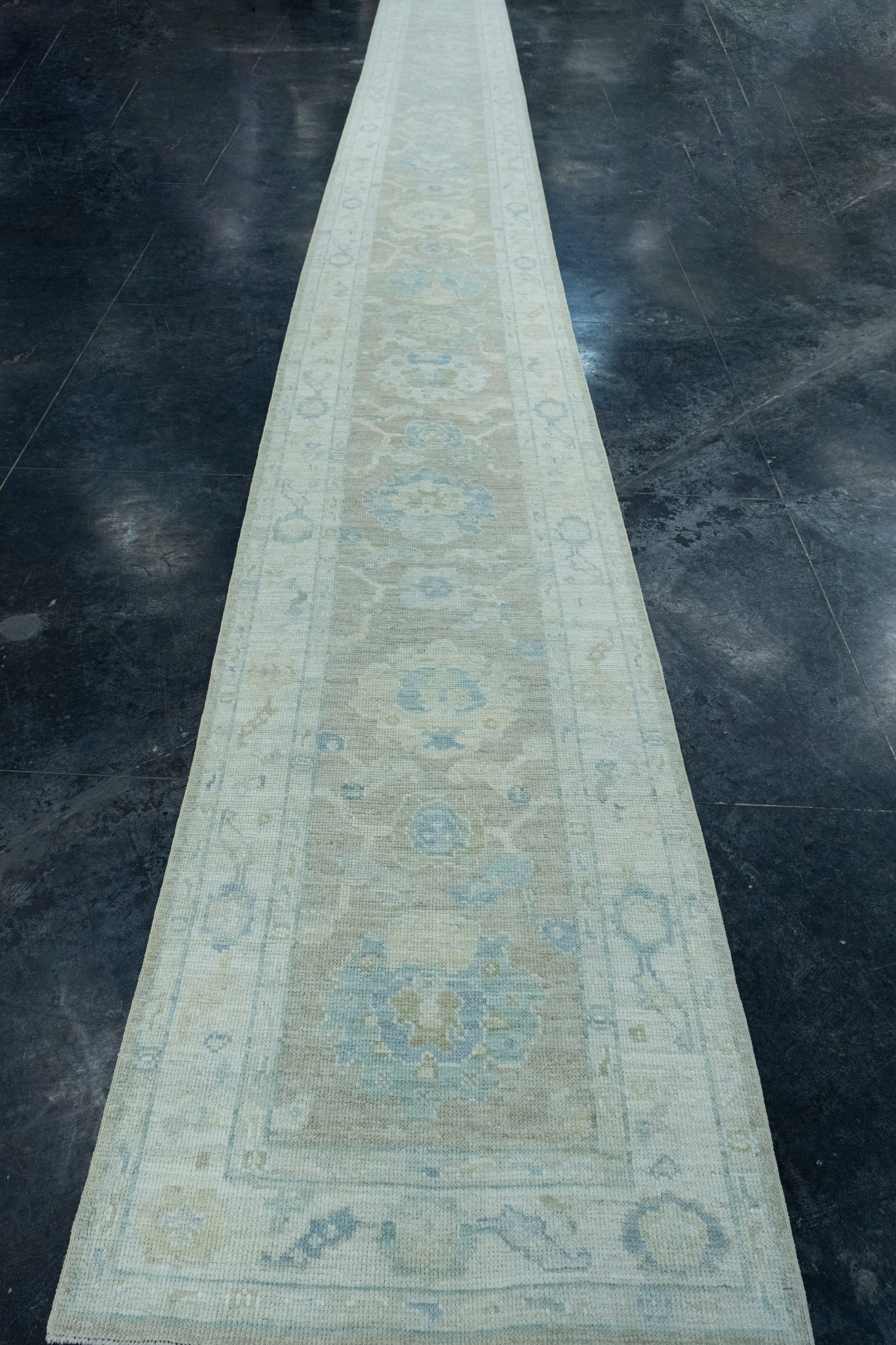 Turkish Oushak Runner Rug 2'9" x 26'5" #17544