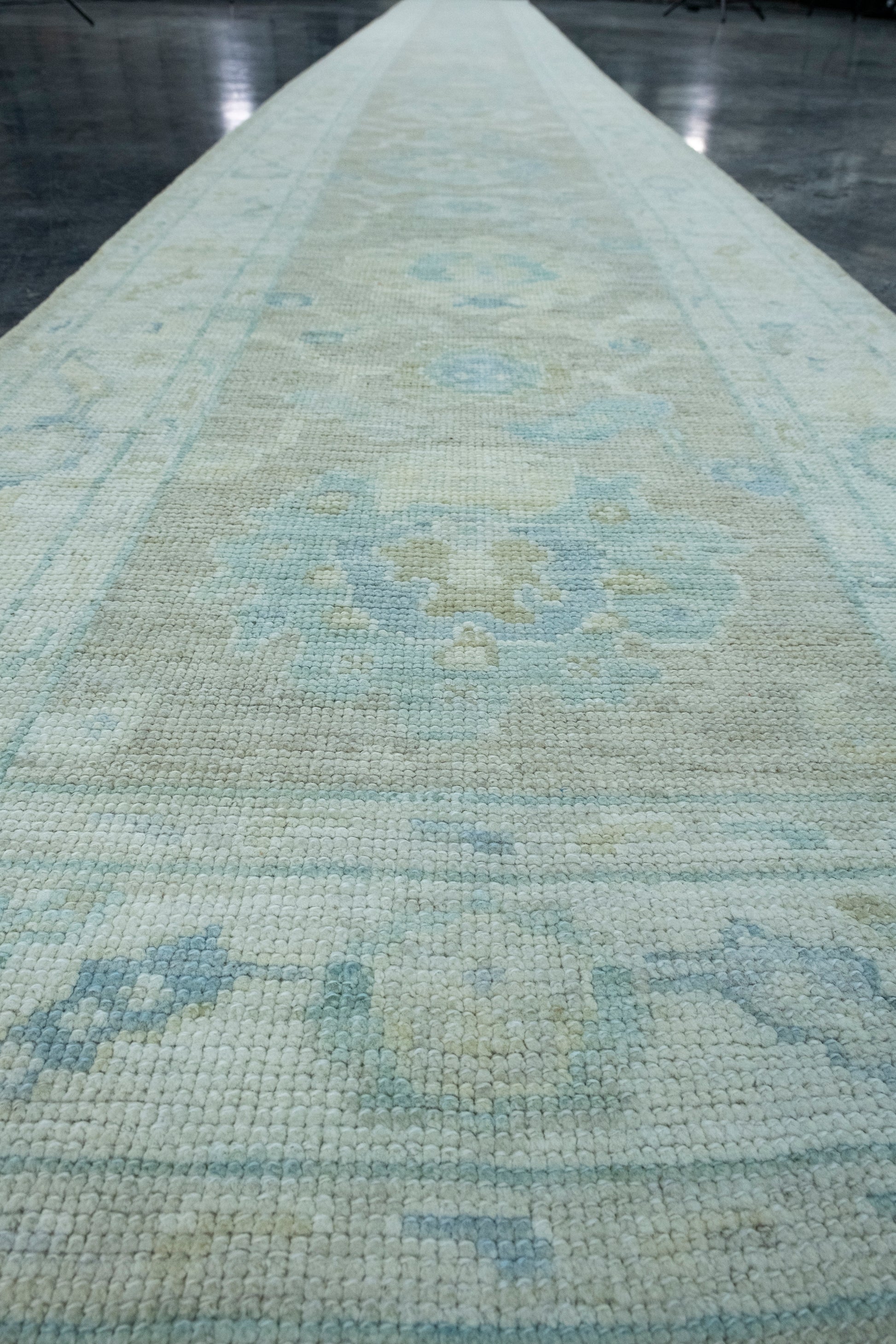 Turkish Oushak Runner Rug 2'9" x 26'5" #17544