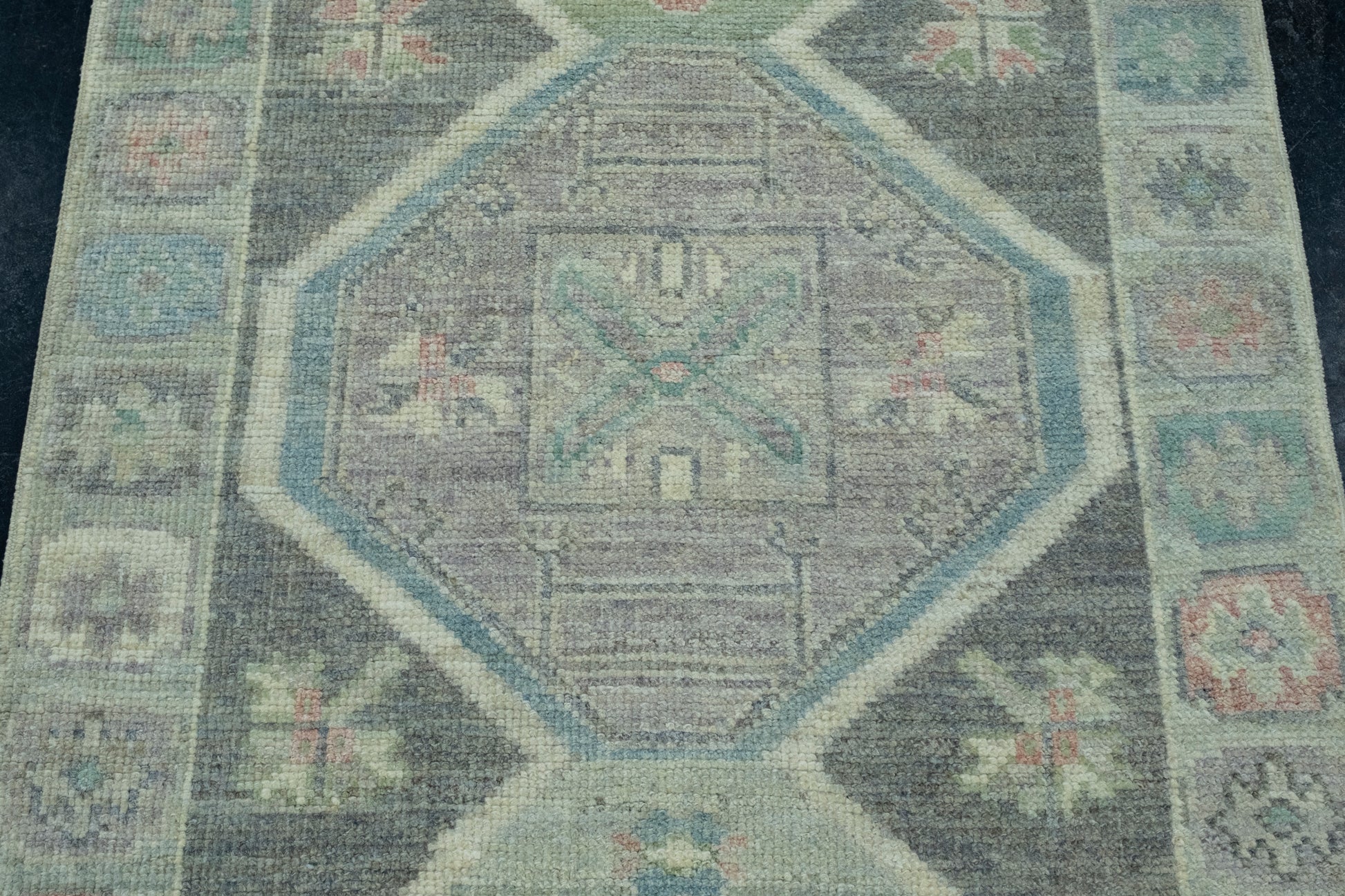 Turkish Oushak Runner Rug 2'10" x 20'5" #17223