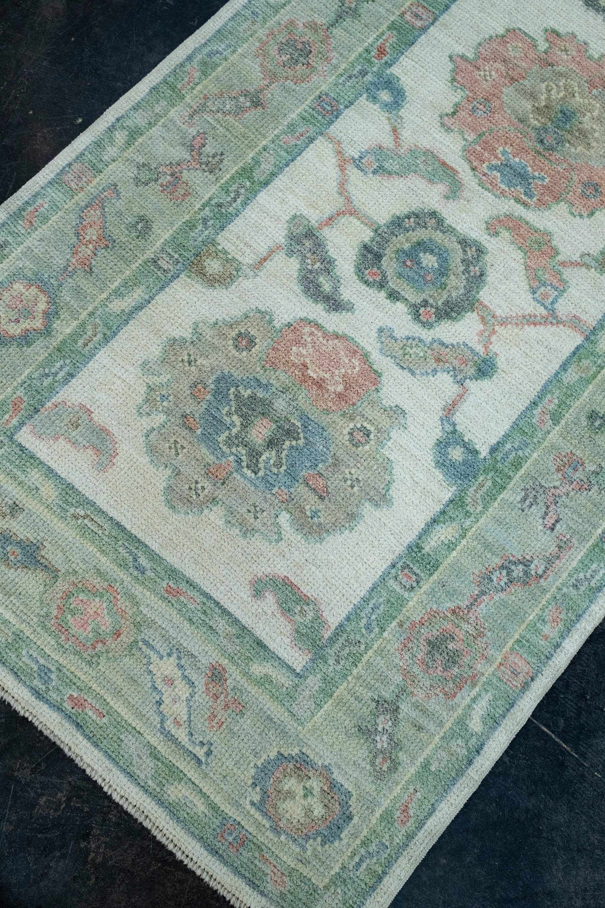 Turkish Oushak Runner Rug 2'10" x 29'5" #17457