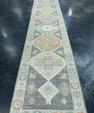 Turkish Oushak Runner Rug 2'11" x 20'3" #17368