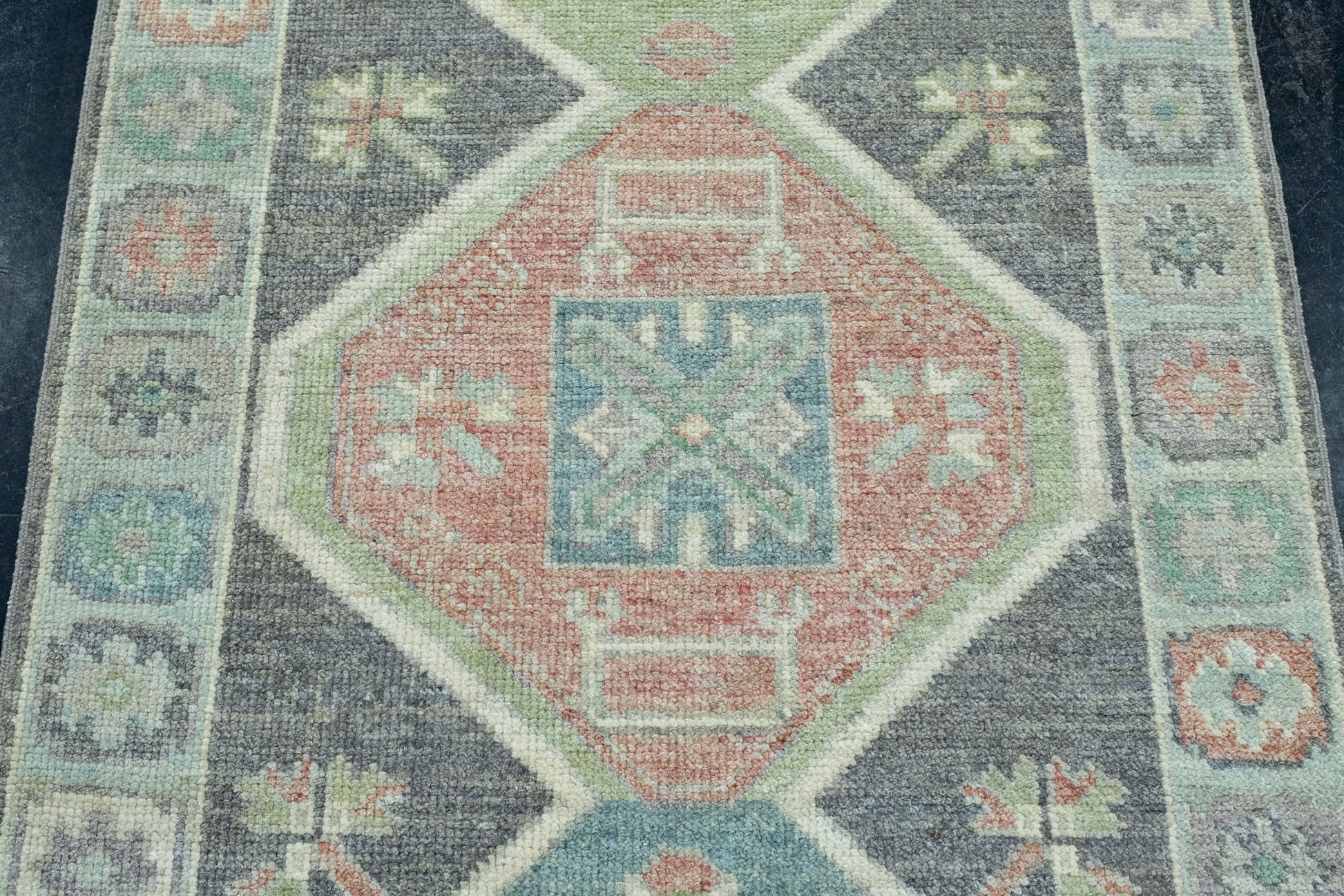 Turkish Oushak Runner Rug 2'11" x 20'3" #17368