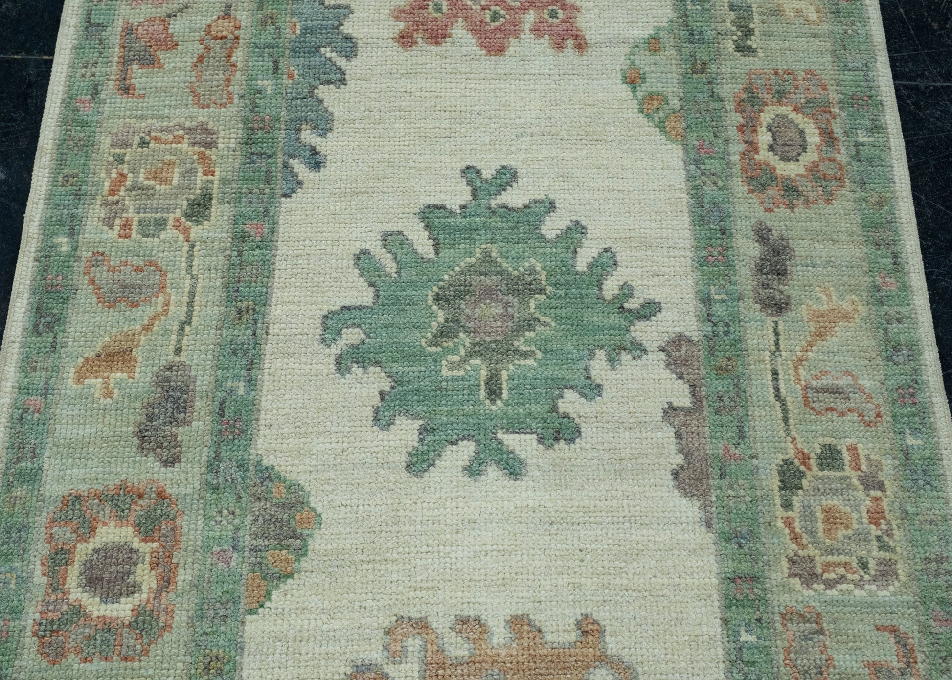 Turkish Oushak Runner Rug 2'11" x 20'8" #17512