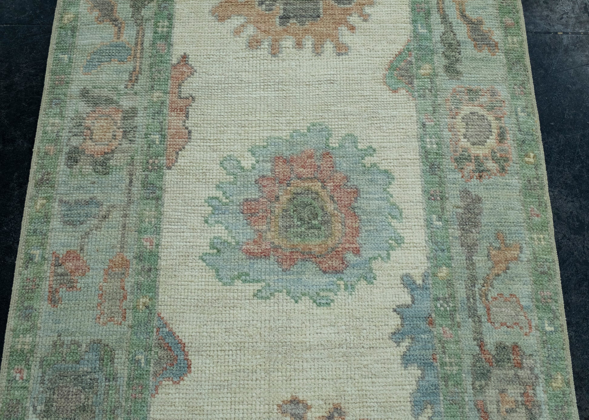 Turkish Oushak Runner Rug 2'9" x 26'8" #17530