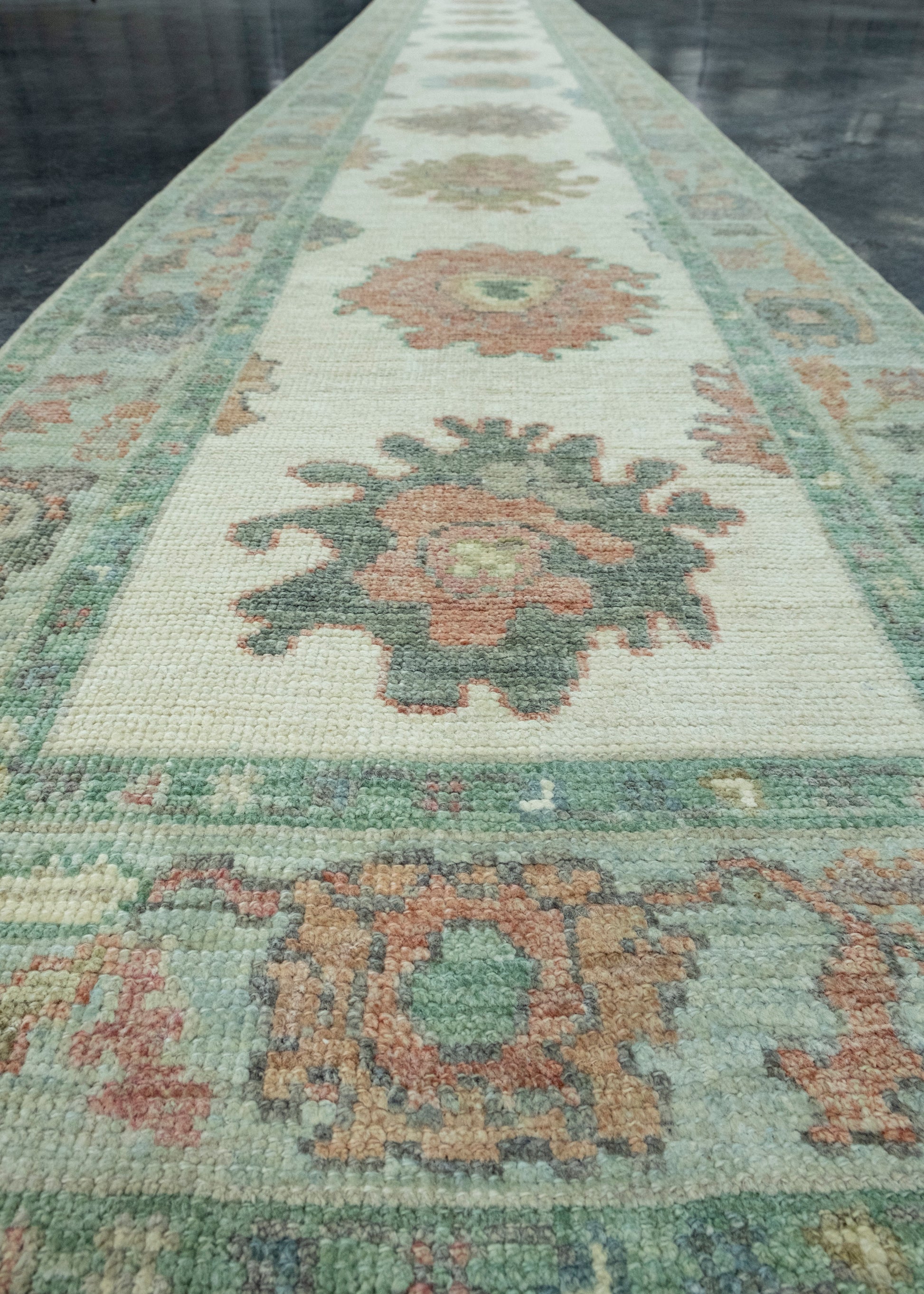 Turkish Oushak Runner Rug 2'9" x 26'8" #17530